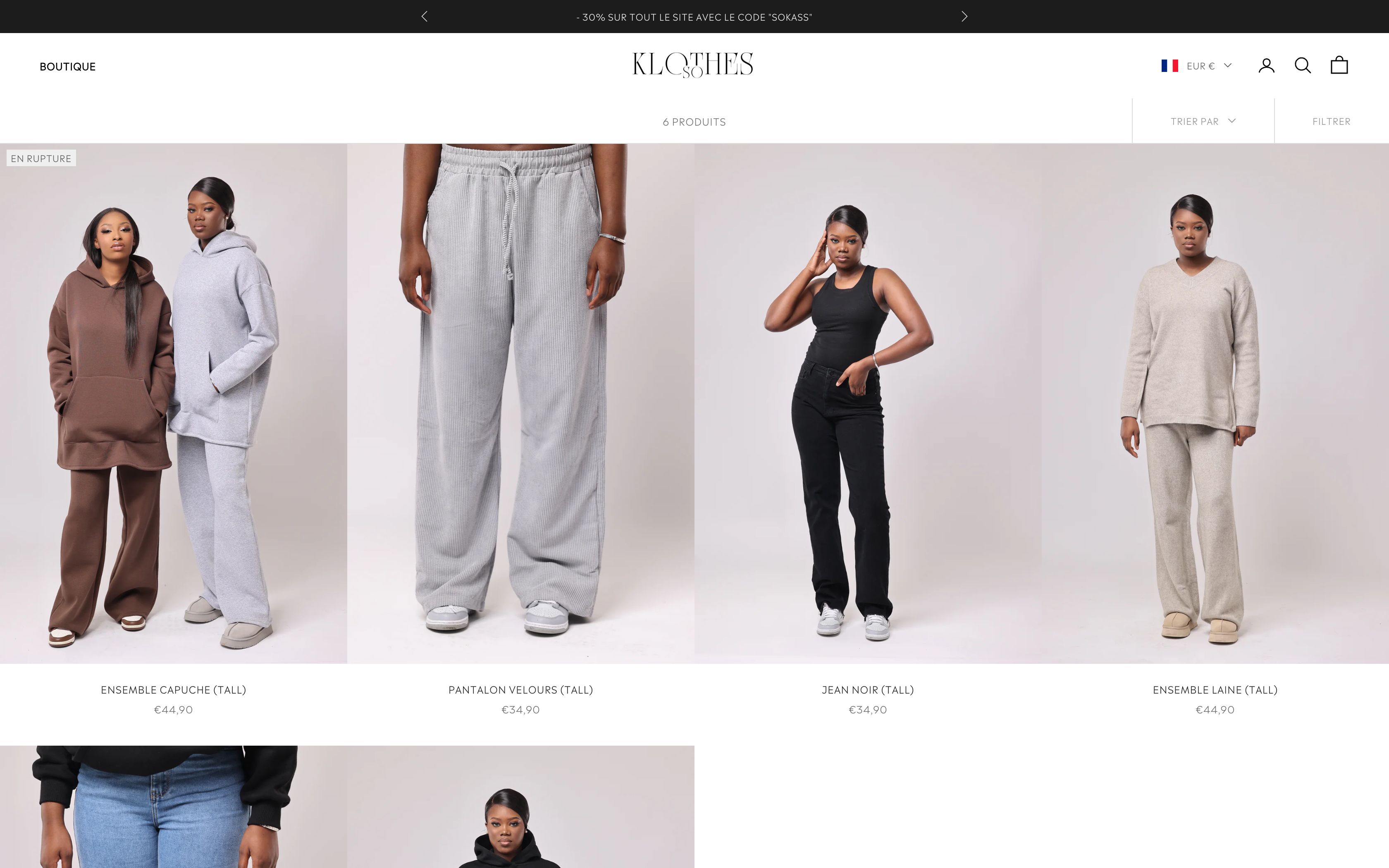 My work with SOKLOTHES screenshot 2