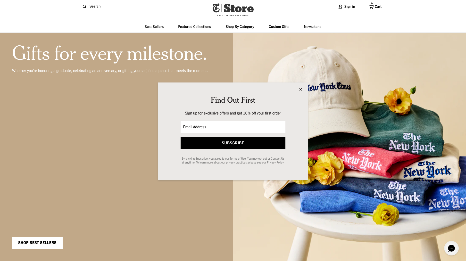 New York Times: New Store & Custom Products