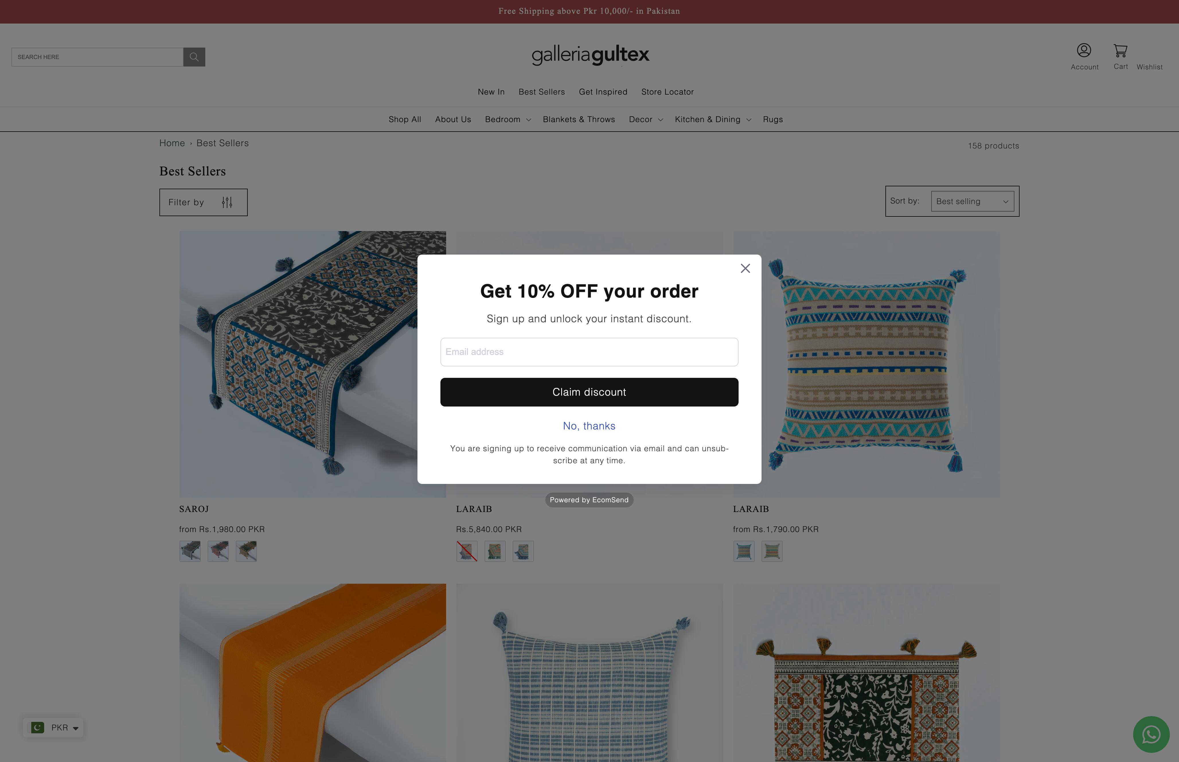 Shopify - Custom UI/UX Project - Home Decor screenshot 2