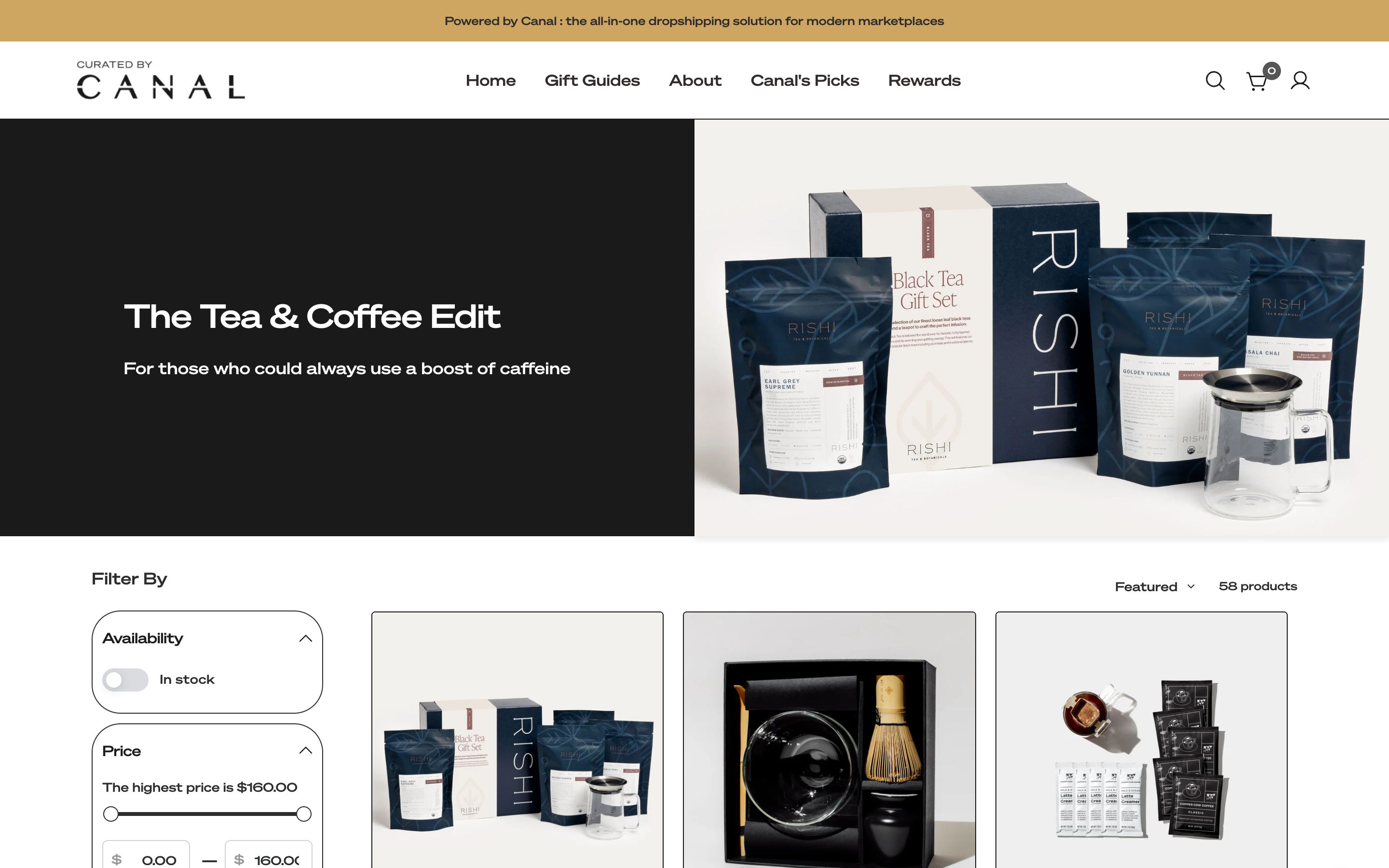 Canal - Shopify App Demo Store screenshot 2