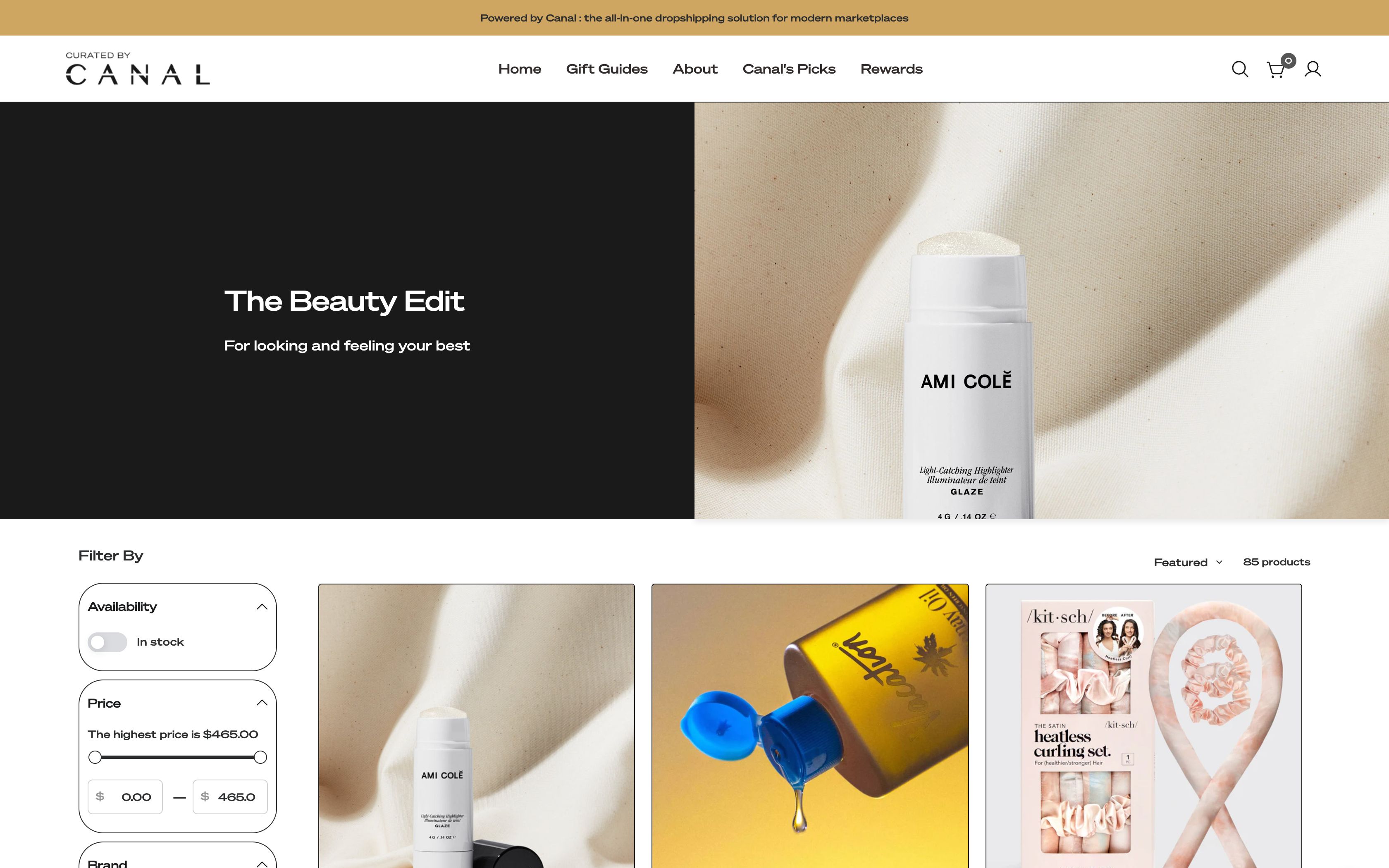 Canal - Shopify App Demo Store screenshot 3