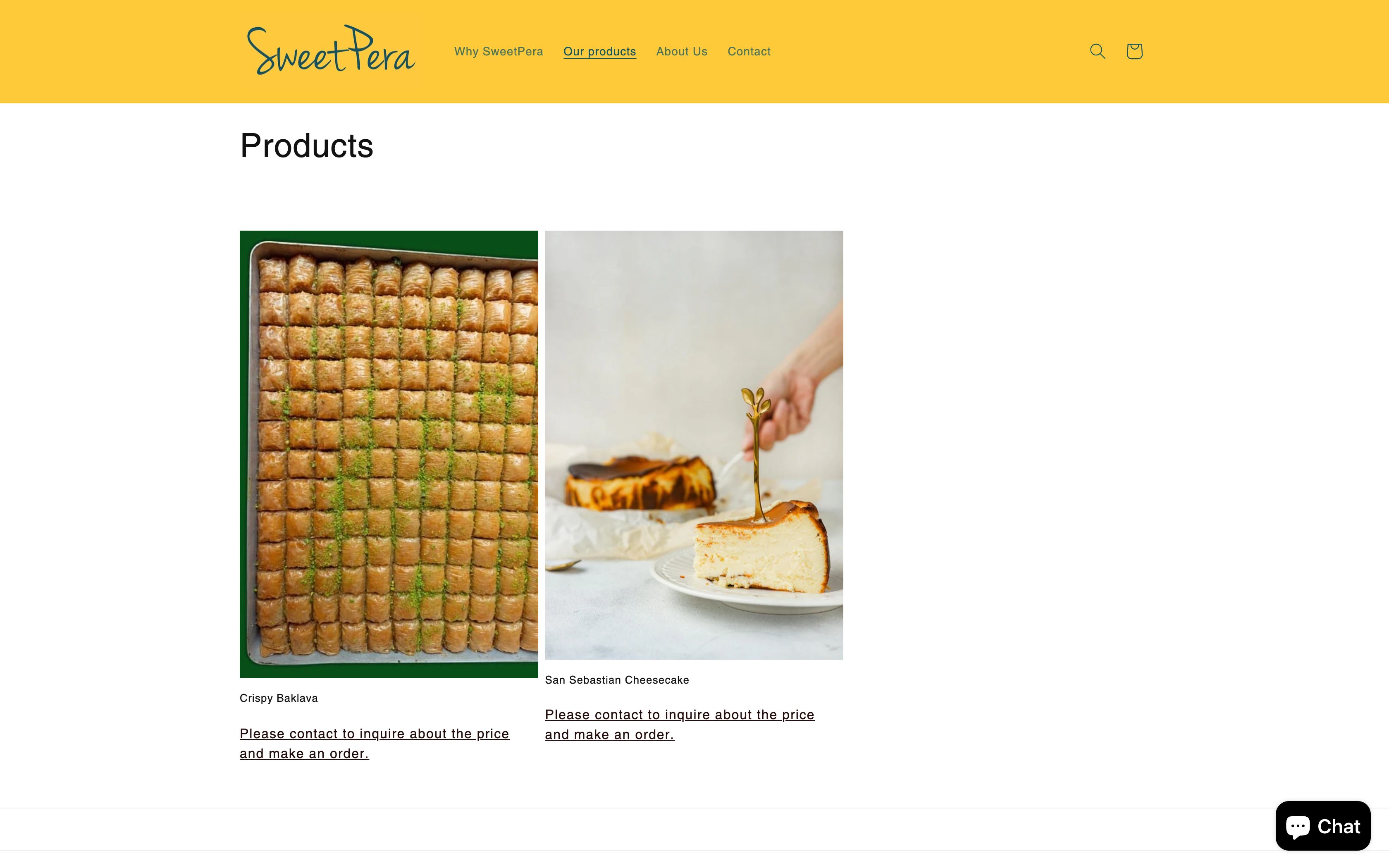 SweatPera | Artisanal Desserts for Your Taste screenshot 3