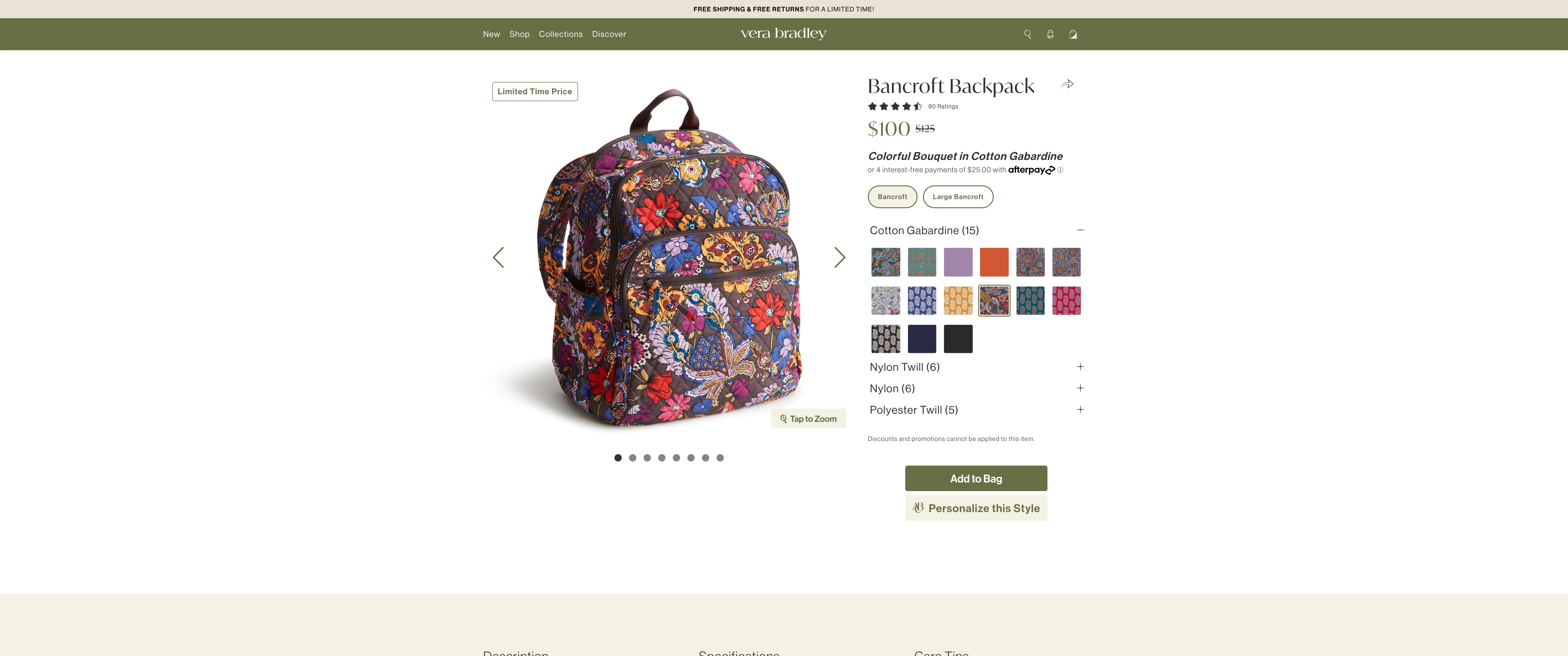 Vera Bradley screenshot 5