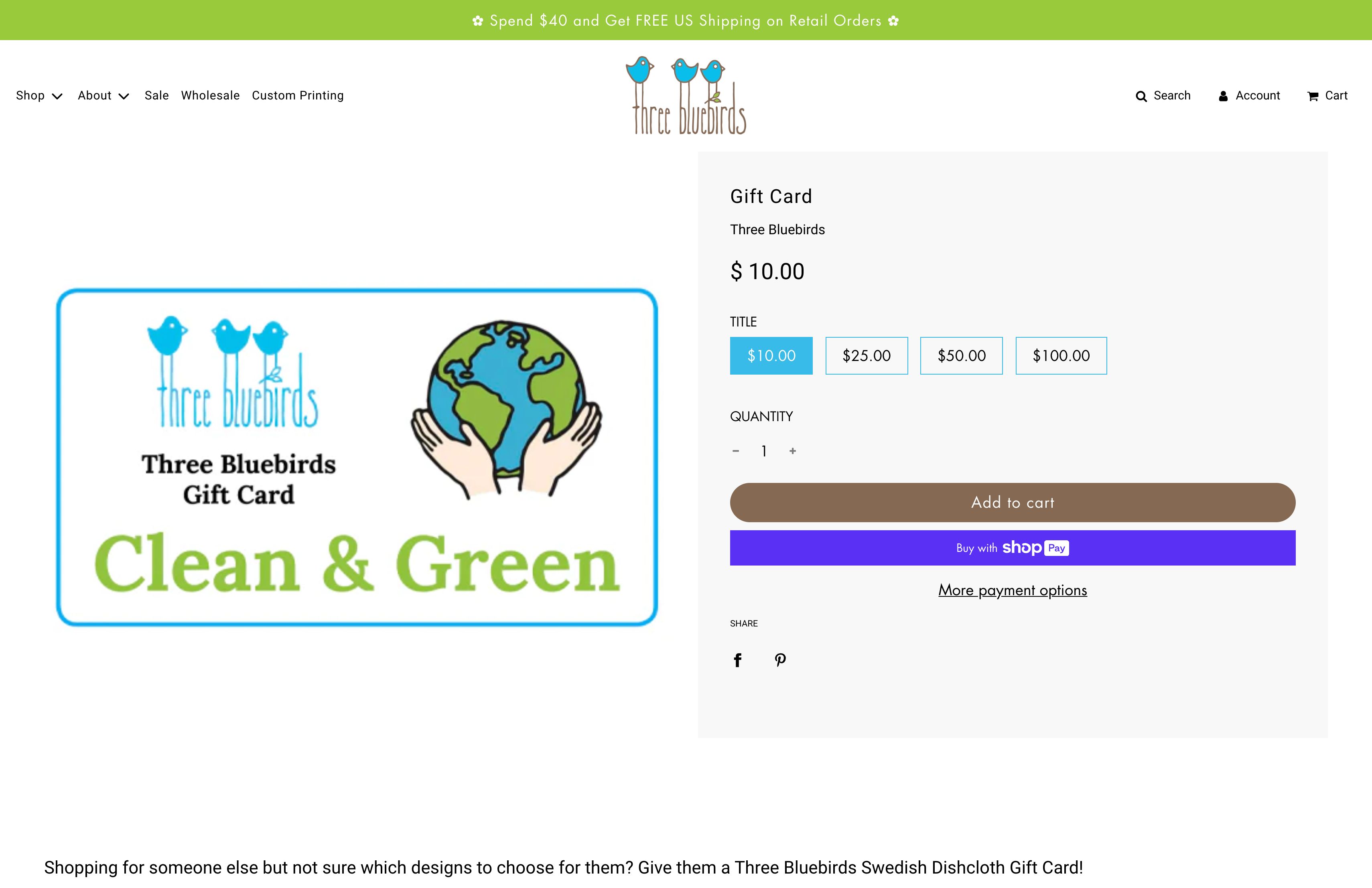 Three Bluebirds Swedish Dishcloths screenshot 4