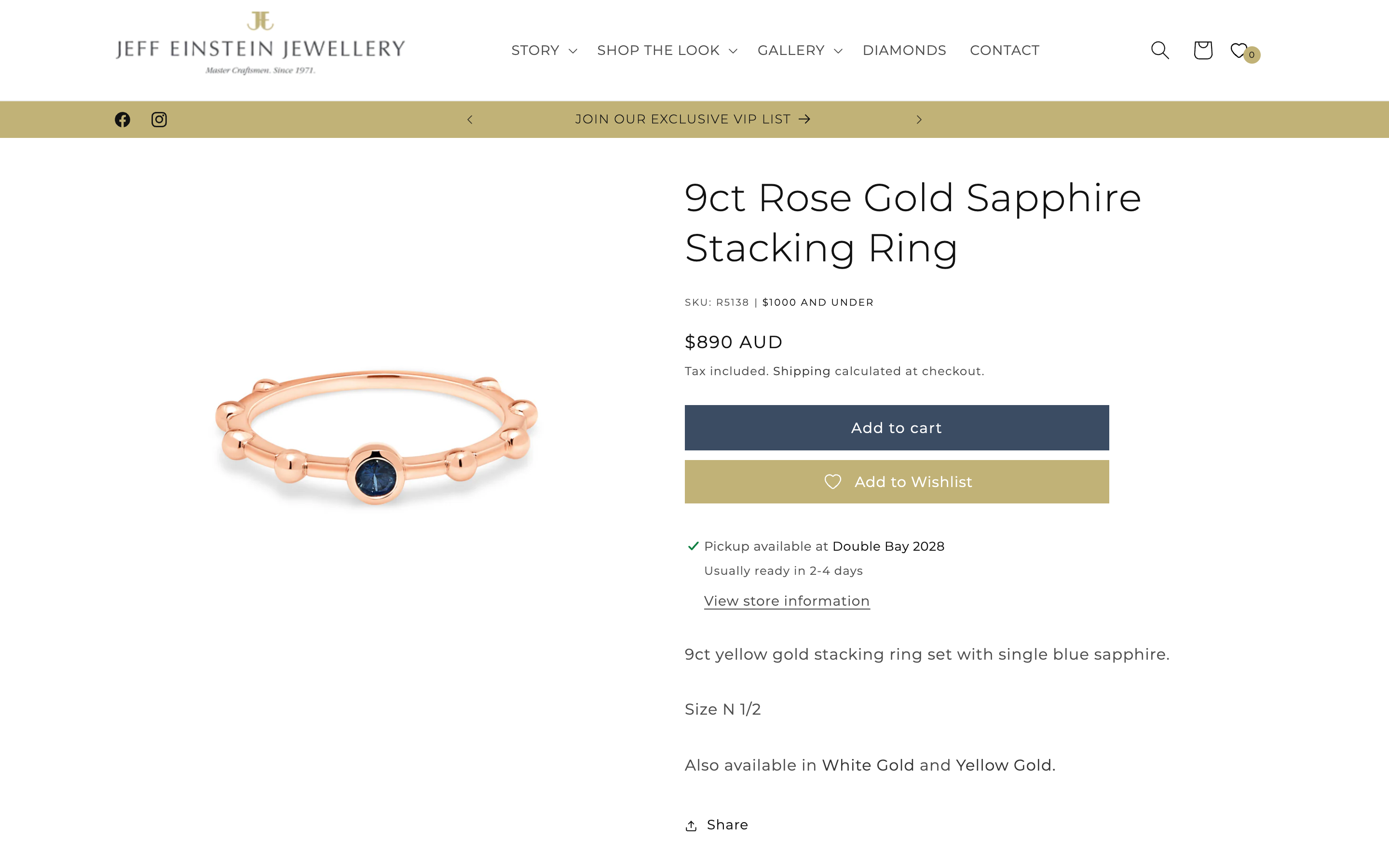 Jeff Einstein Jewellery screenshot 5