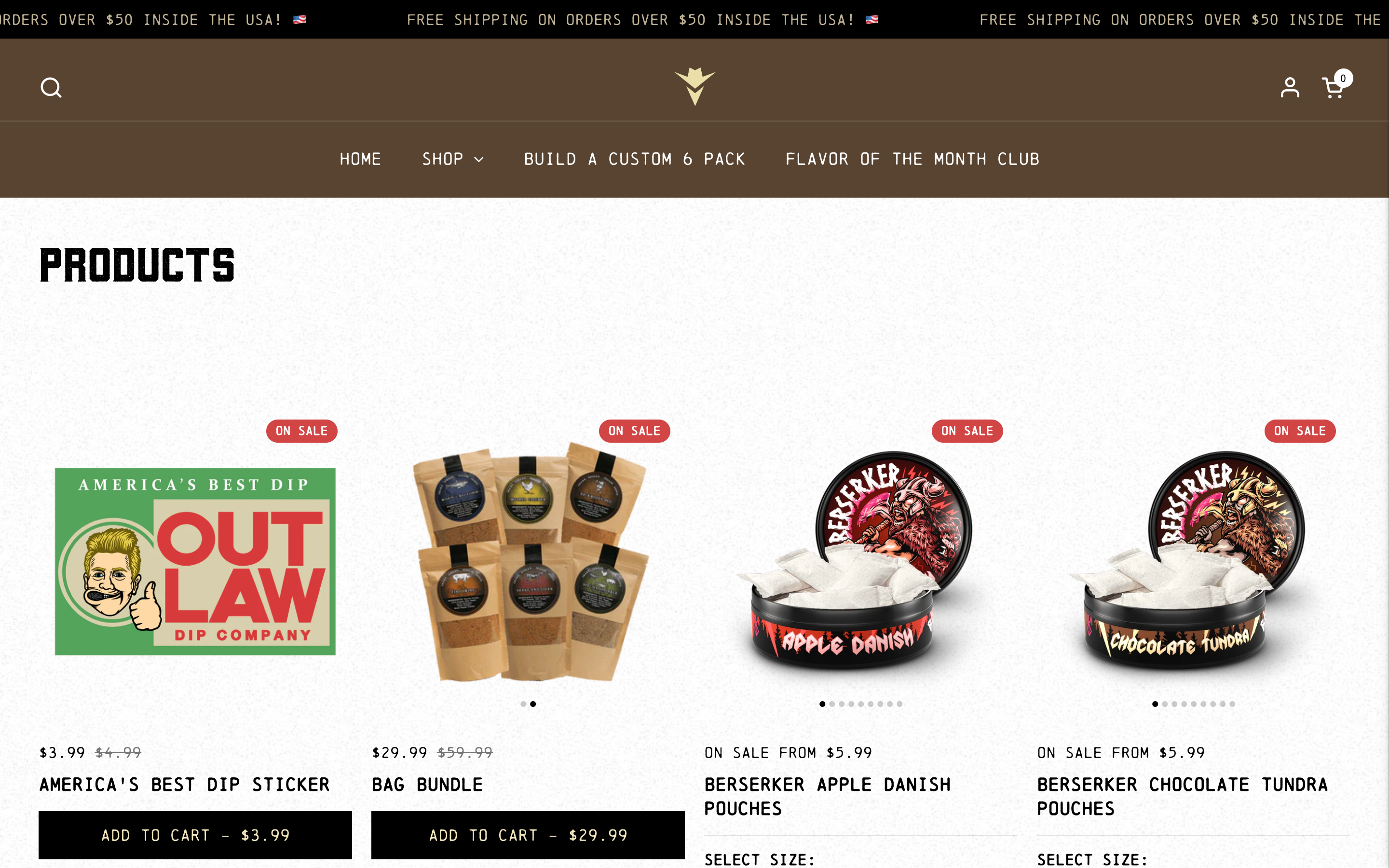 Transformative Custom Shopify Development for Outlaw Dip