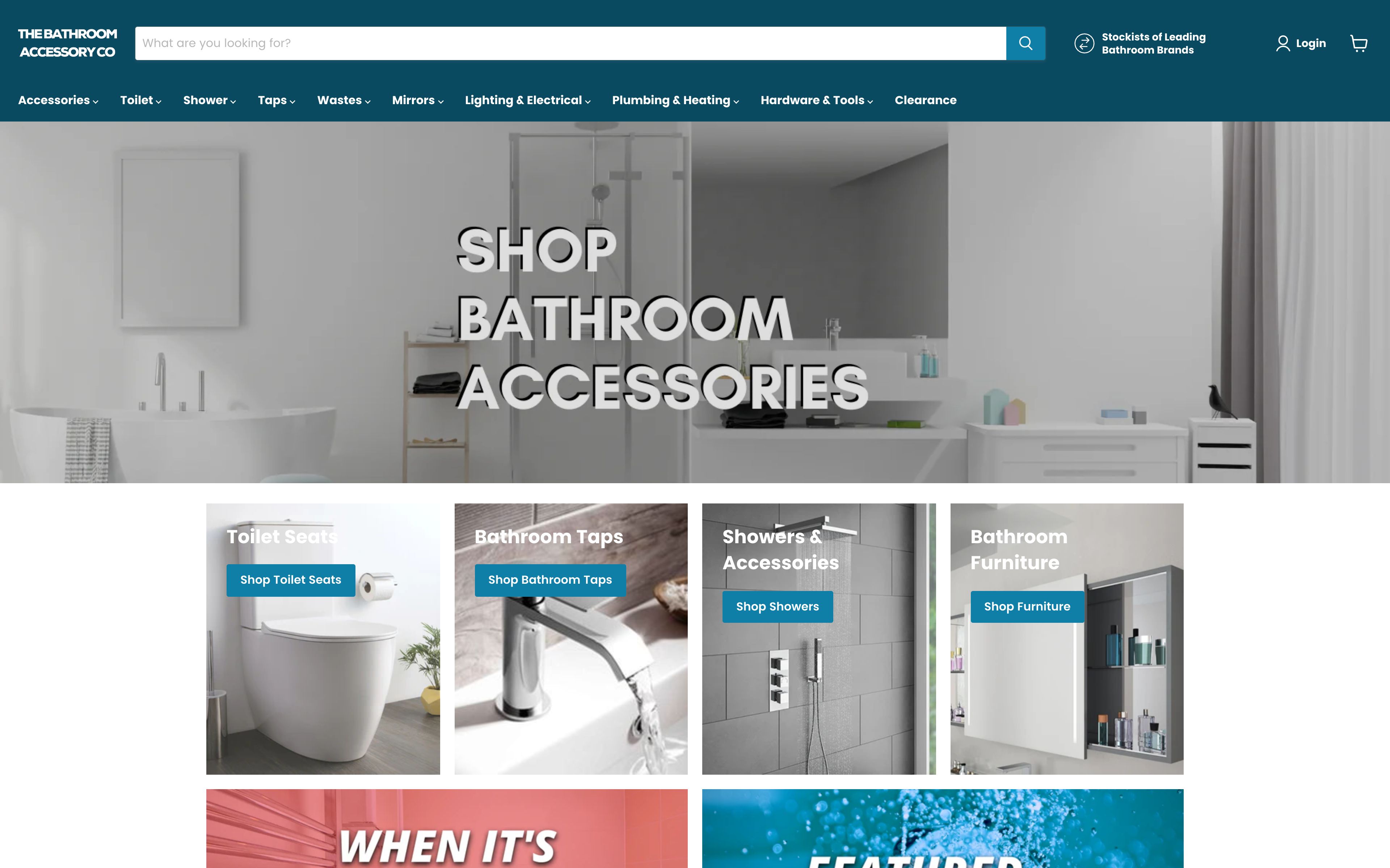 Website Redesign and PPC Campaign for The Bathroom Accessory Company