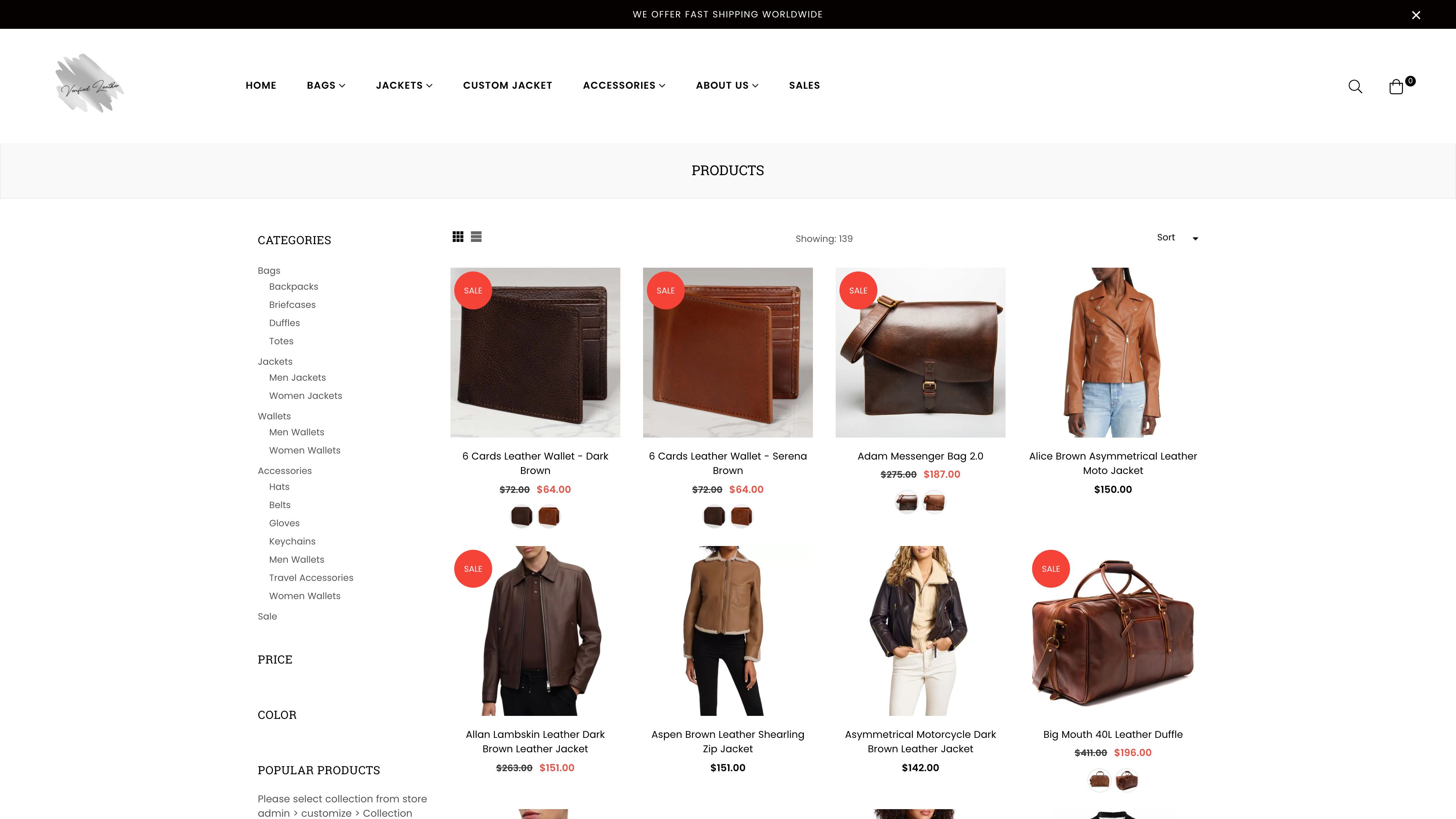 Shopify Website screenshot 2