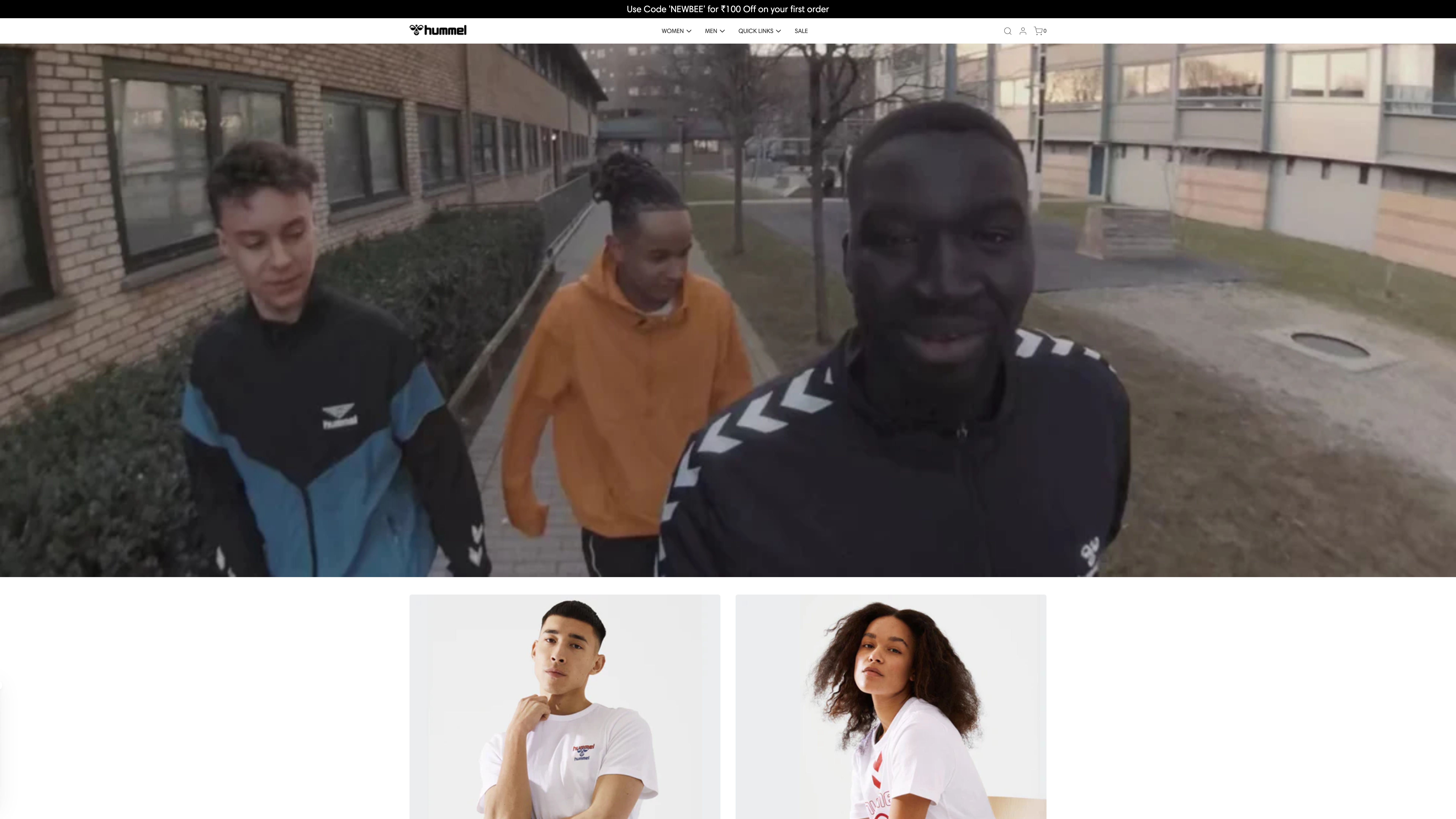 Hummel India screenshot 5