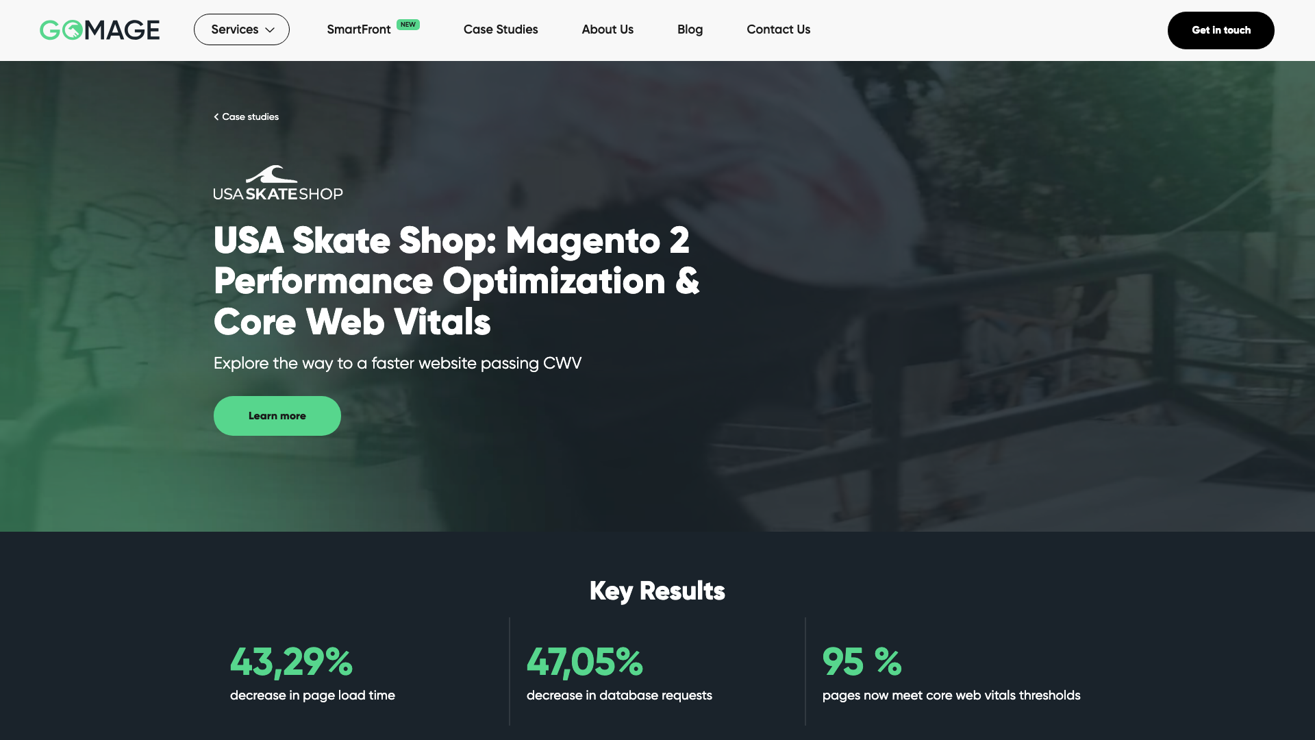 🛹 USA Skate Shop: Speeding Past CWV on the Web screenshot