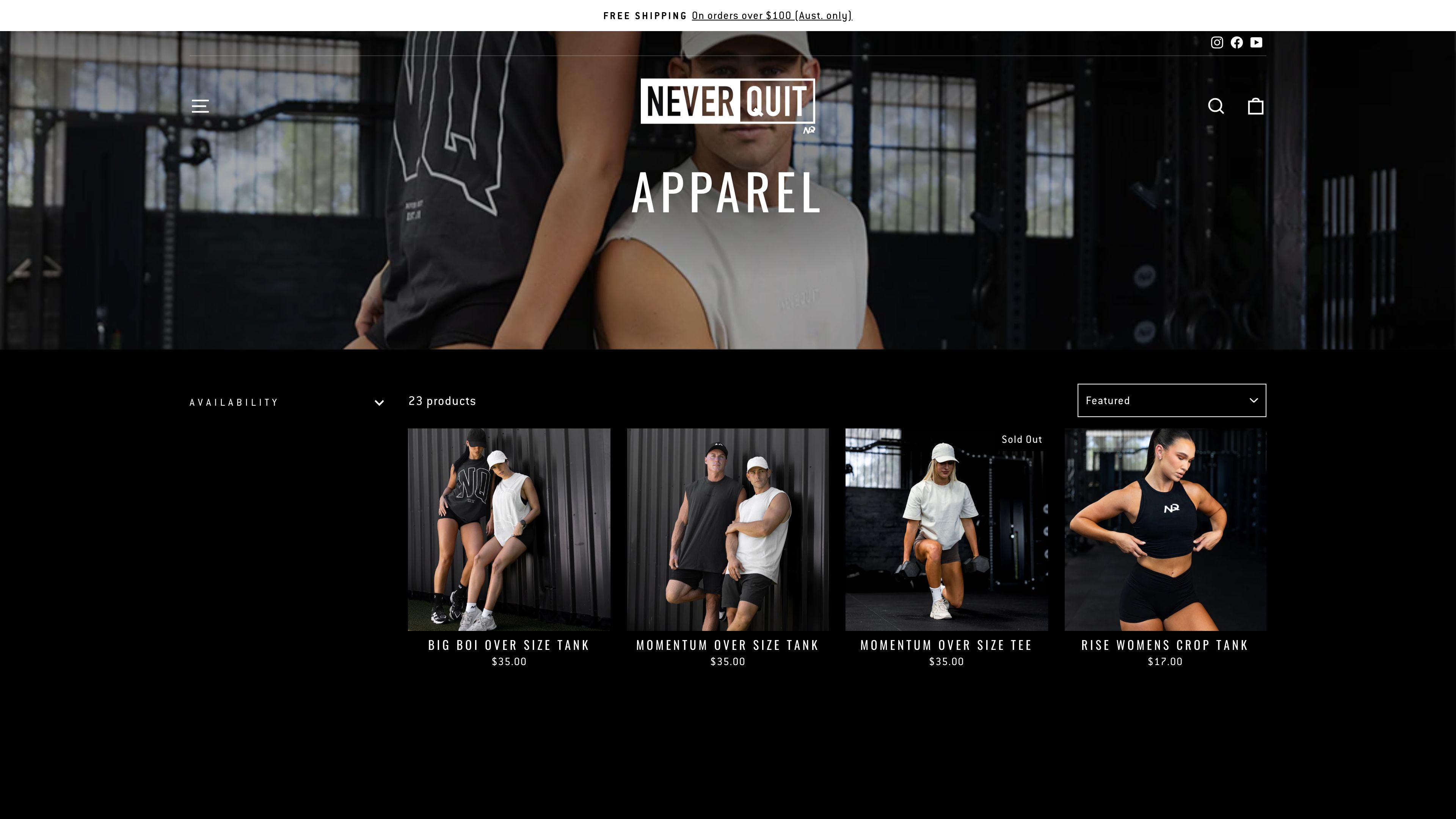 Never Quit - Web design for WOW beyond any theme template screenshot 5