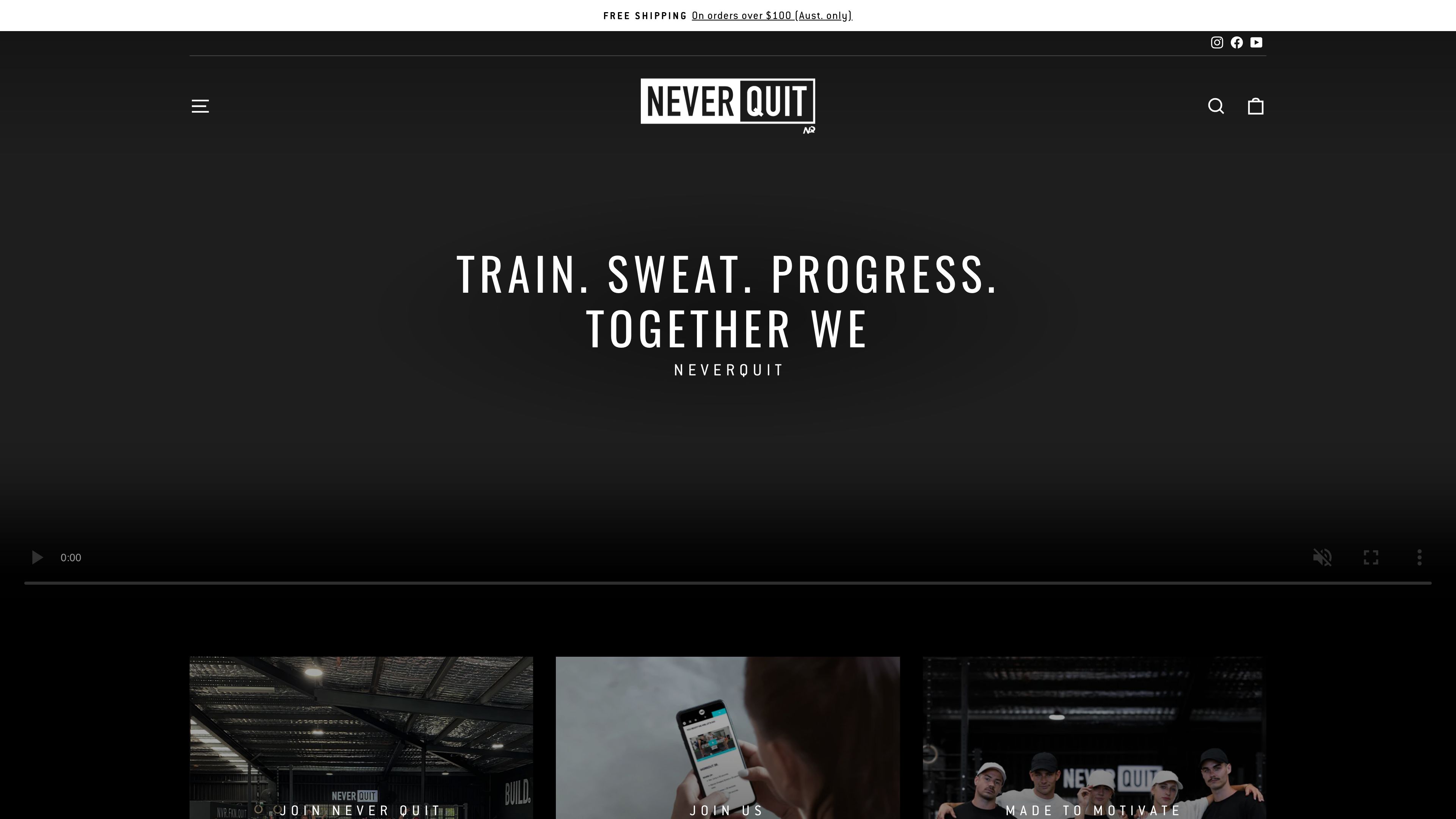 Never Quit - Web design for WOW beyond any theme template screenshot 7