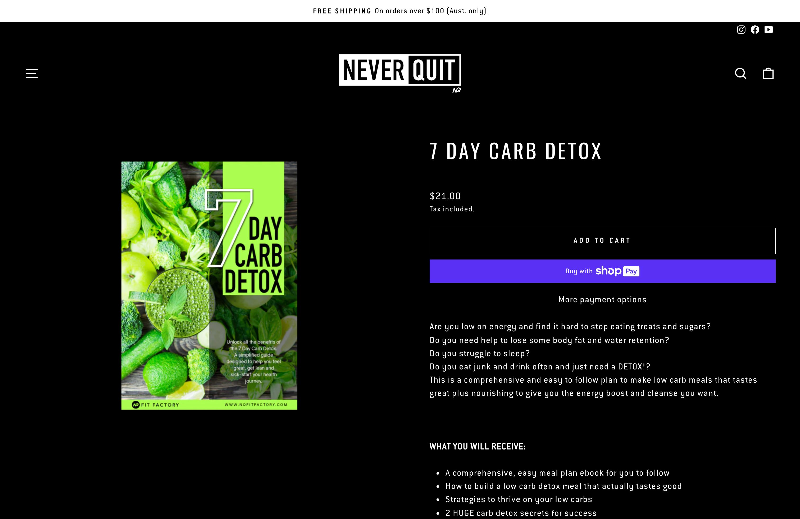 Never Quit - Web design for WOW beyond any theme template screenshot 3