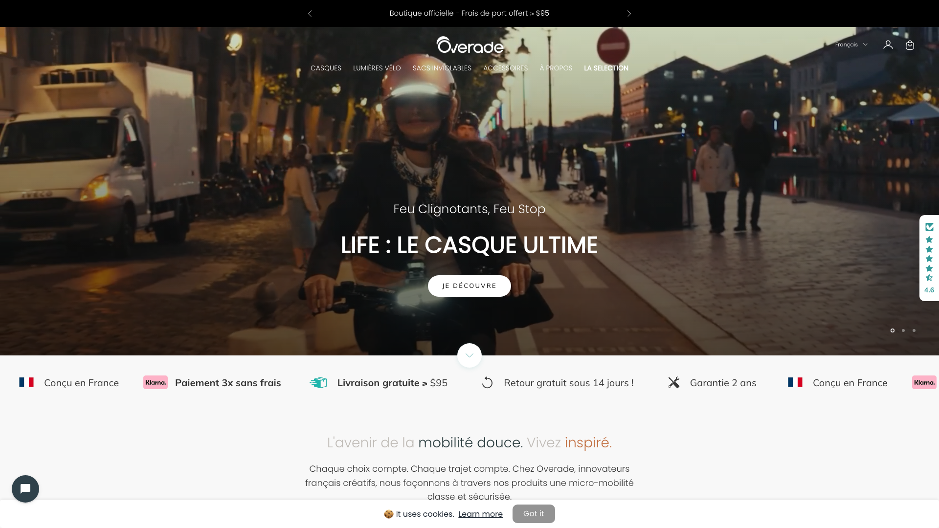 Migration Prestashop vers Shopify pour Overade.com