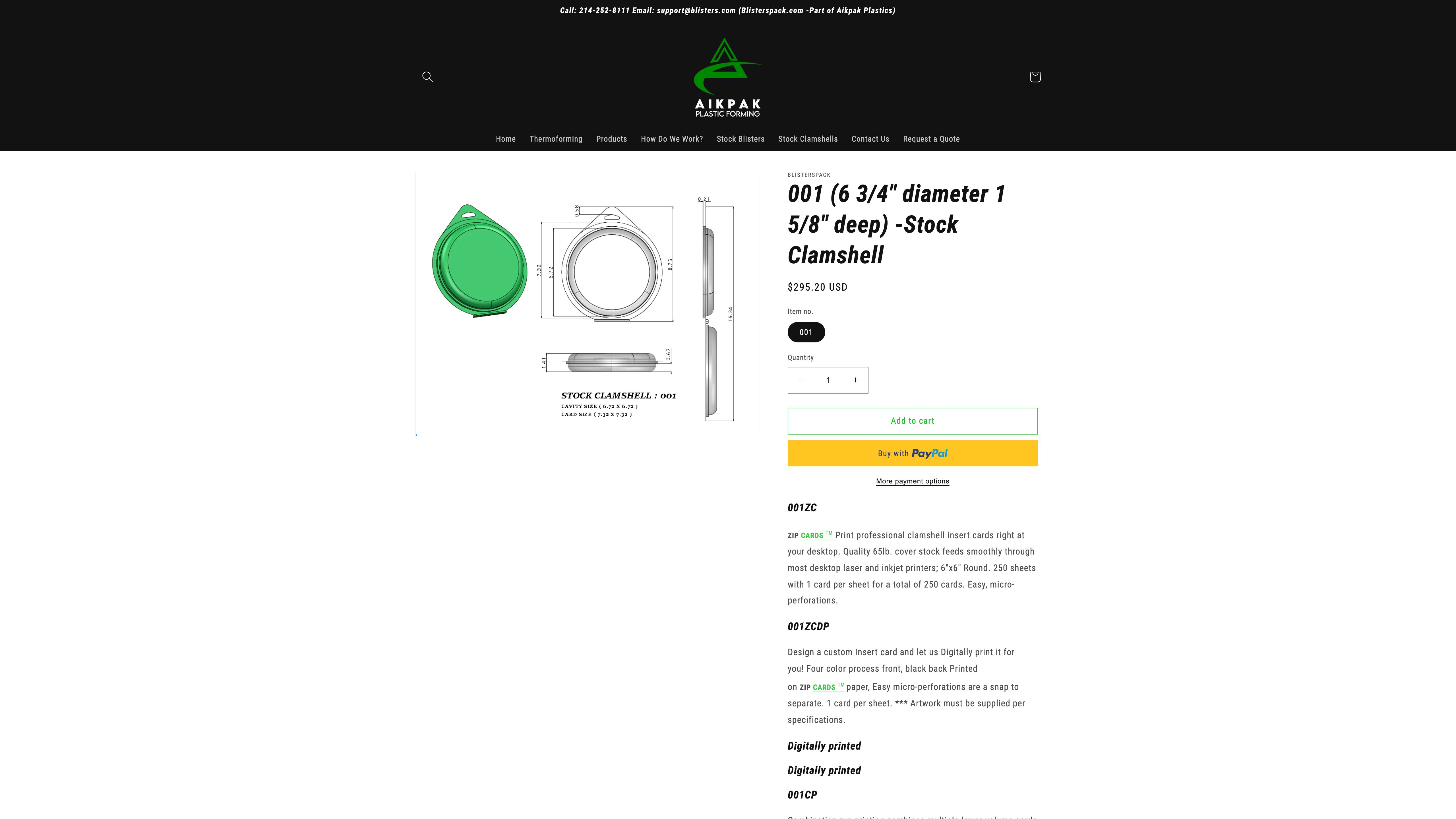 Thermoforming Business Website Development screenshot 4