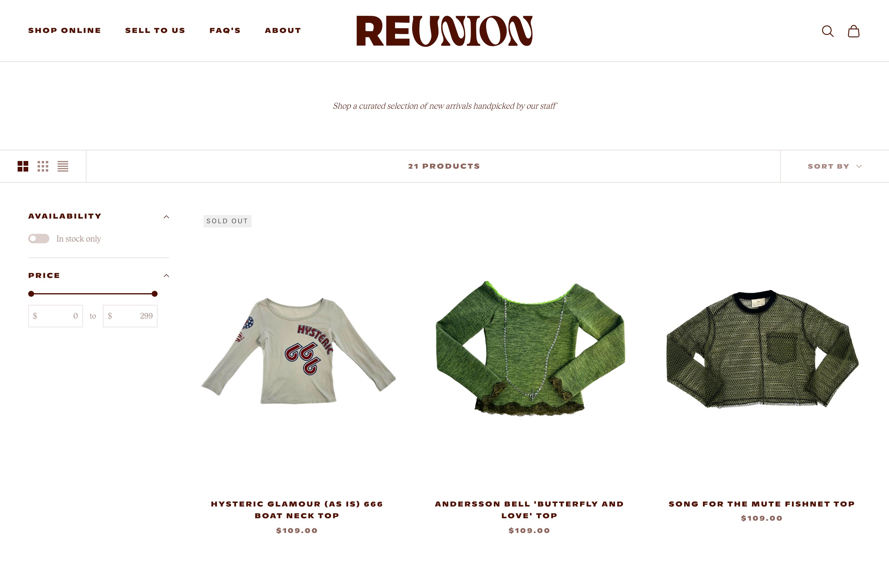 Reunion Store screenshot 3