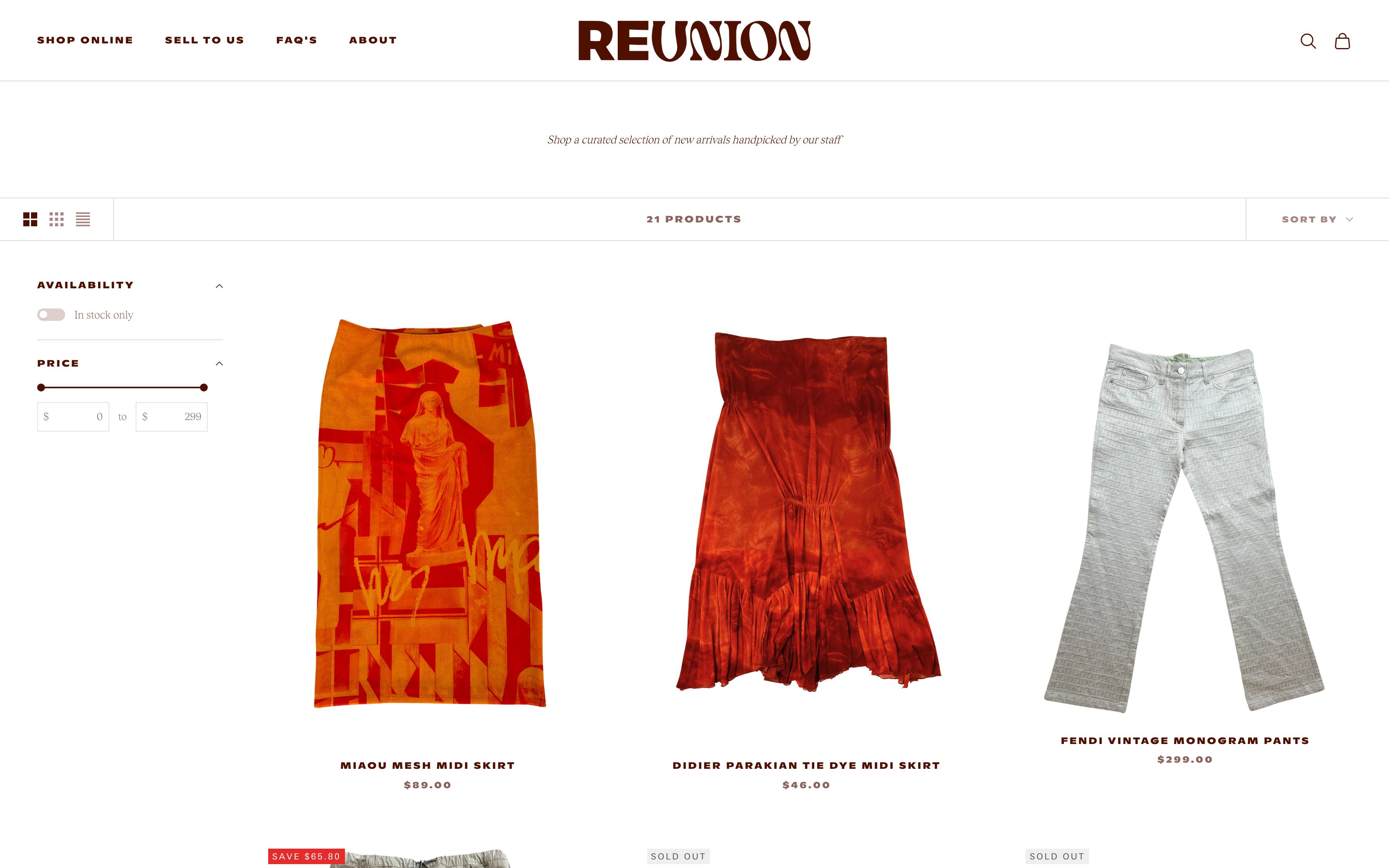 Reunion Store screenshot 4