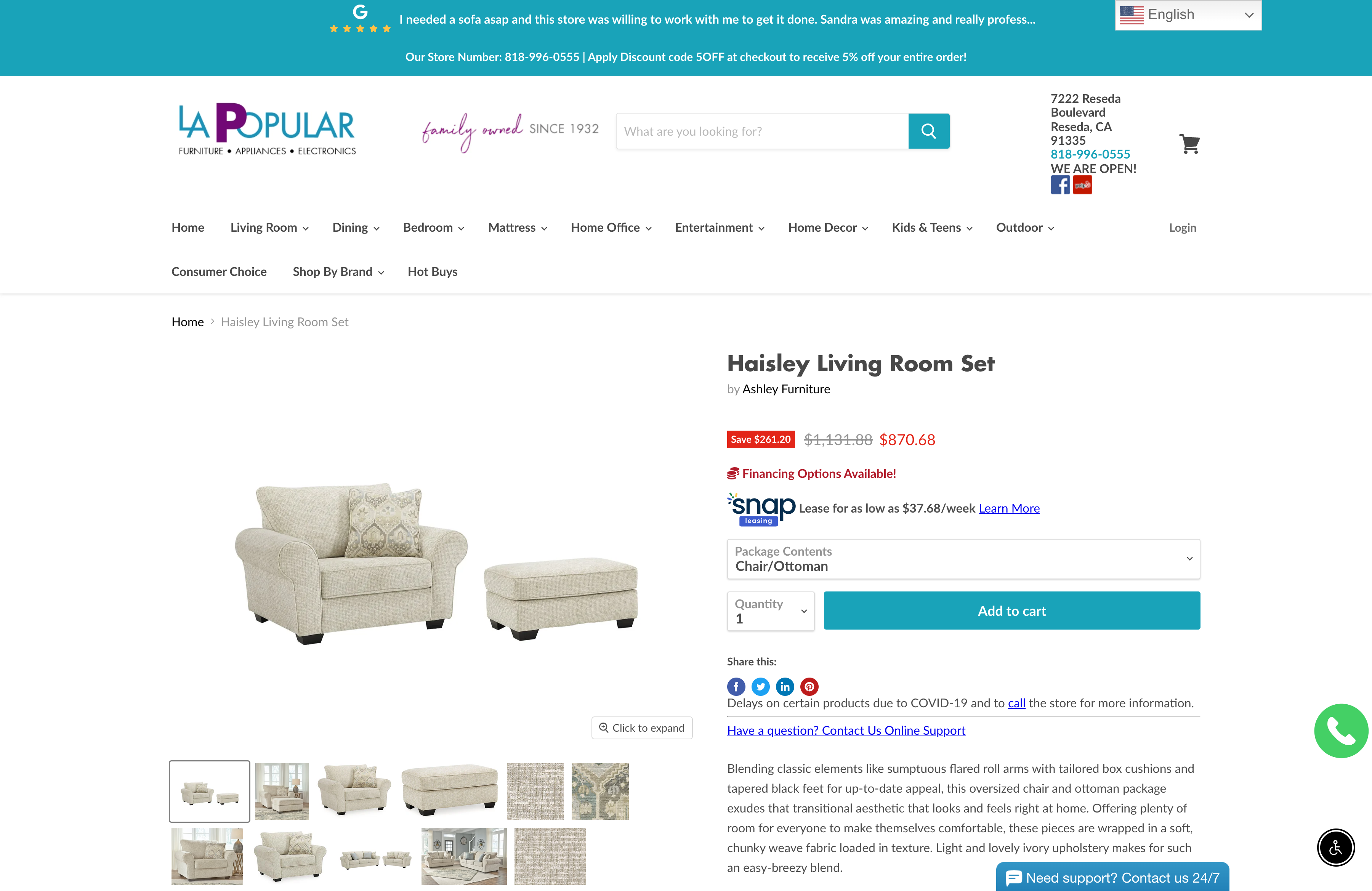 LA Popular Furniture screenshot 3