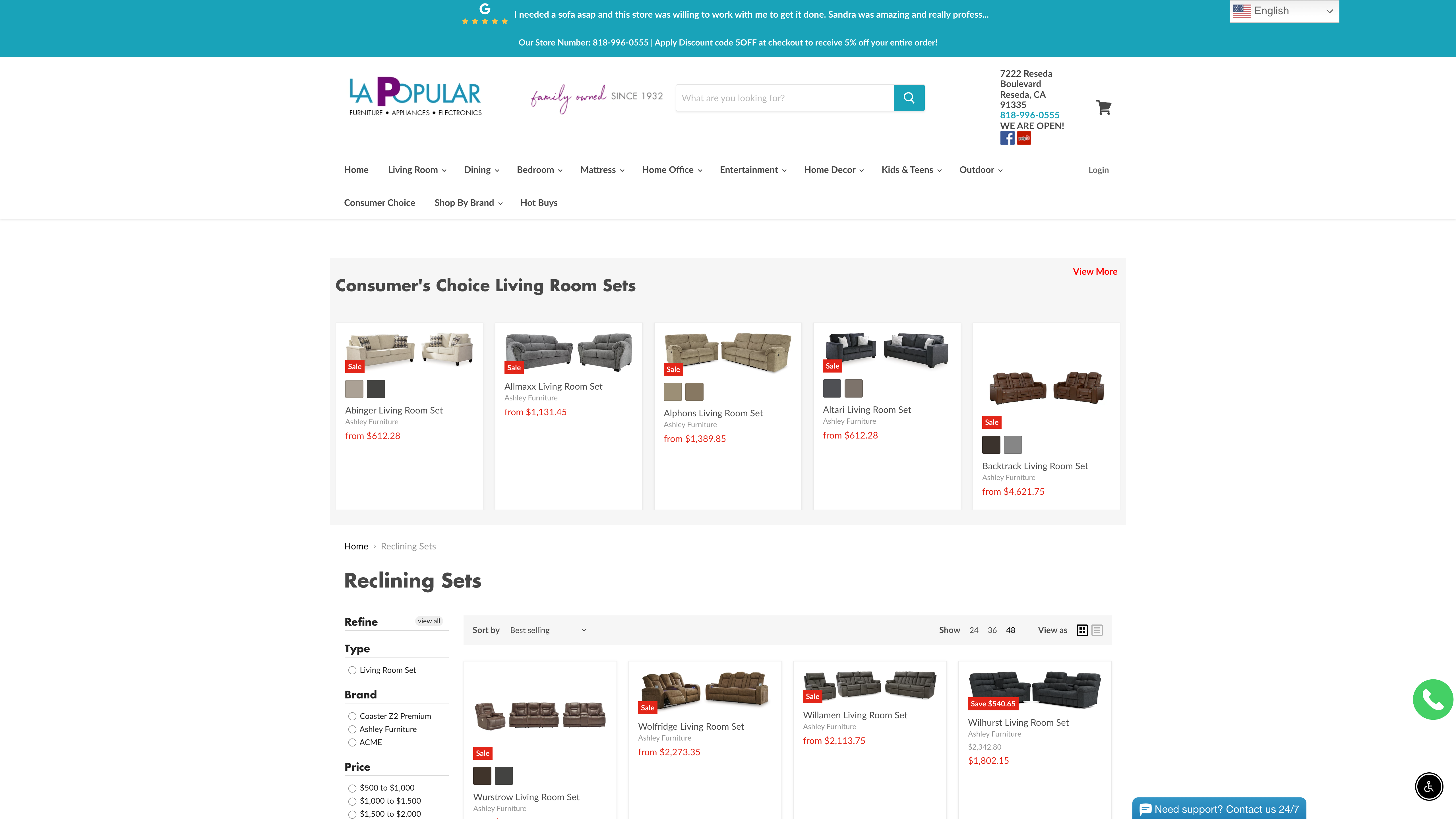 LA Popular Furniture screenshot 2