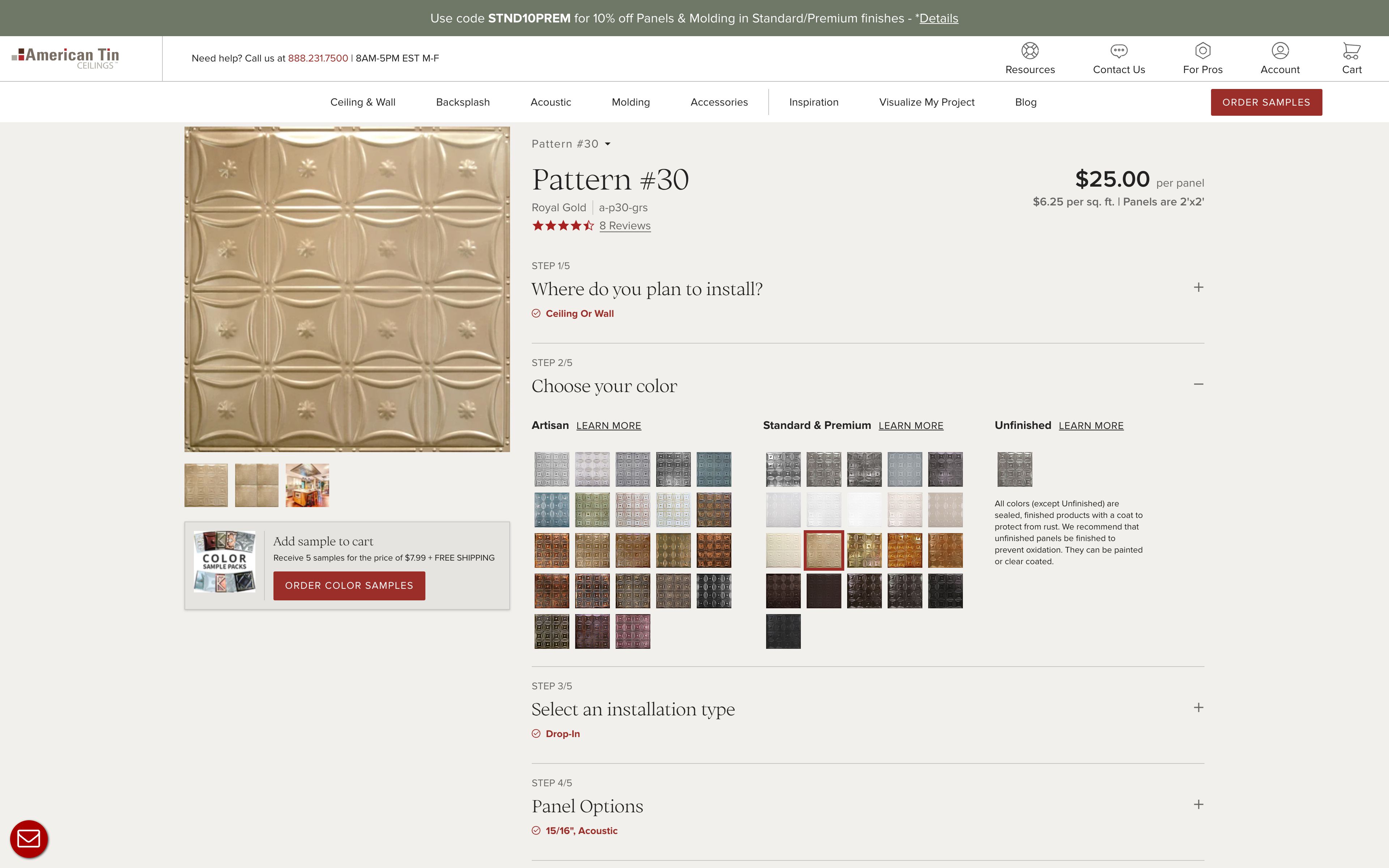 American Tin Ceilings screenshot 2