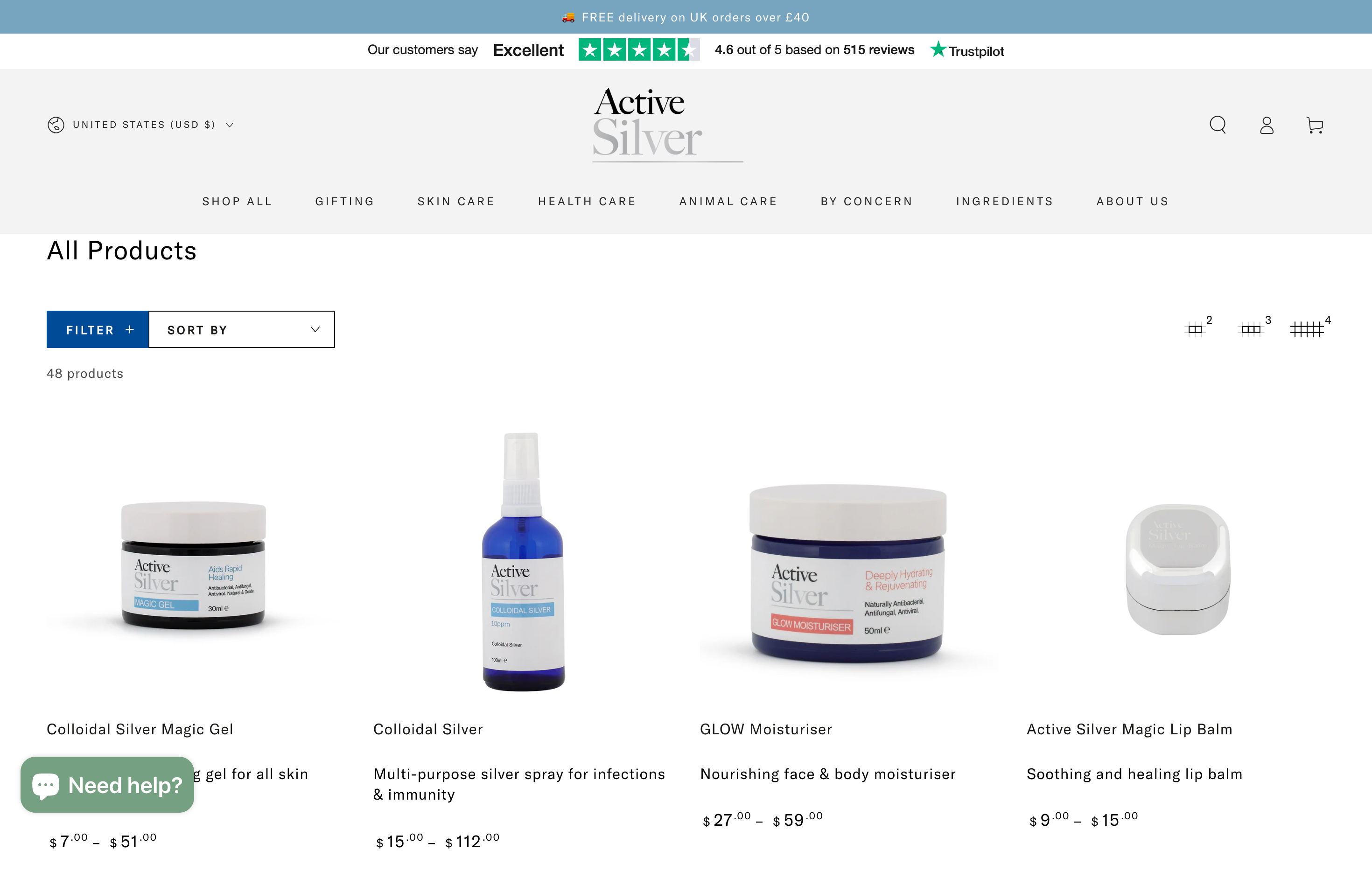 Comprehensive Shopify Retheme and Optimization for Active Silver