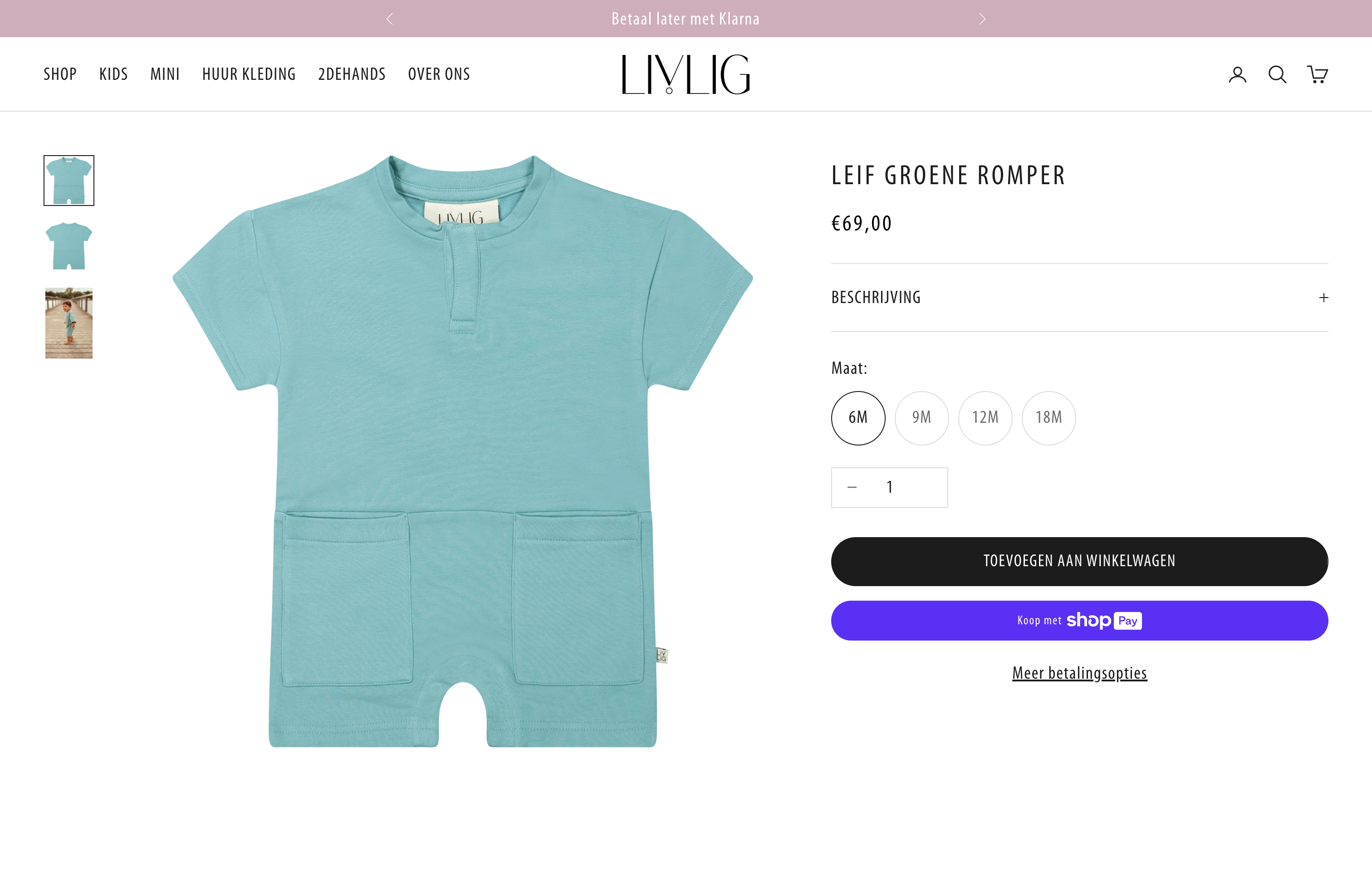 Webshop Livlig screenshot 4