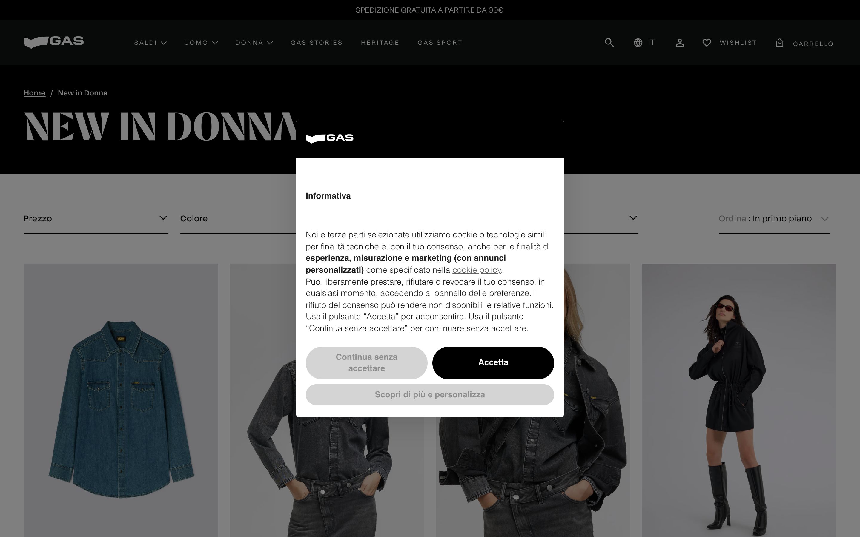 Gas Jeans screenshot 4