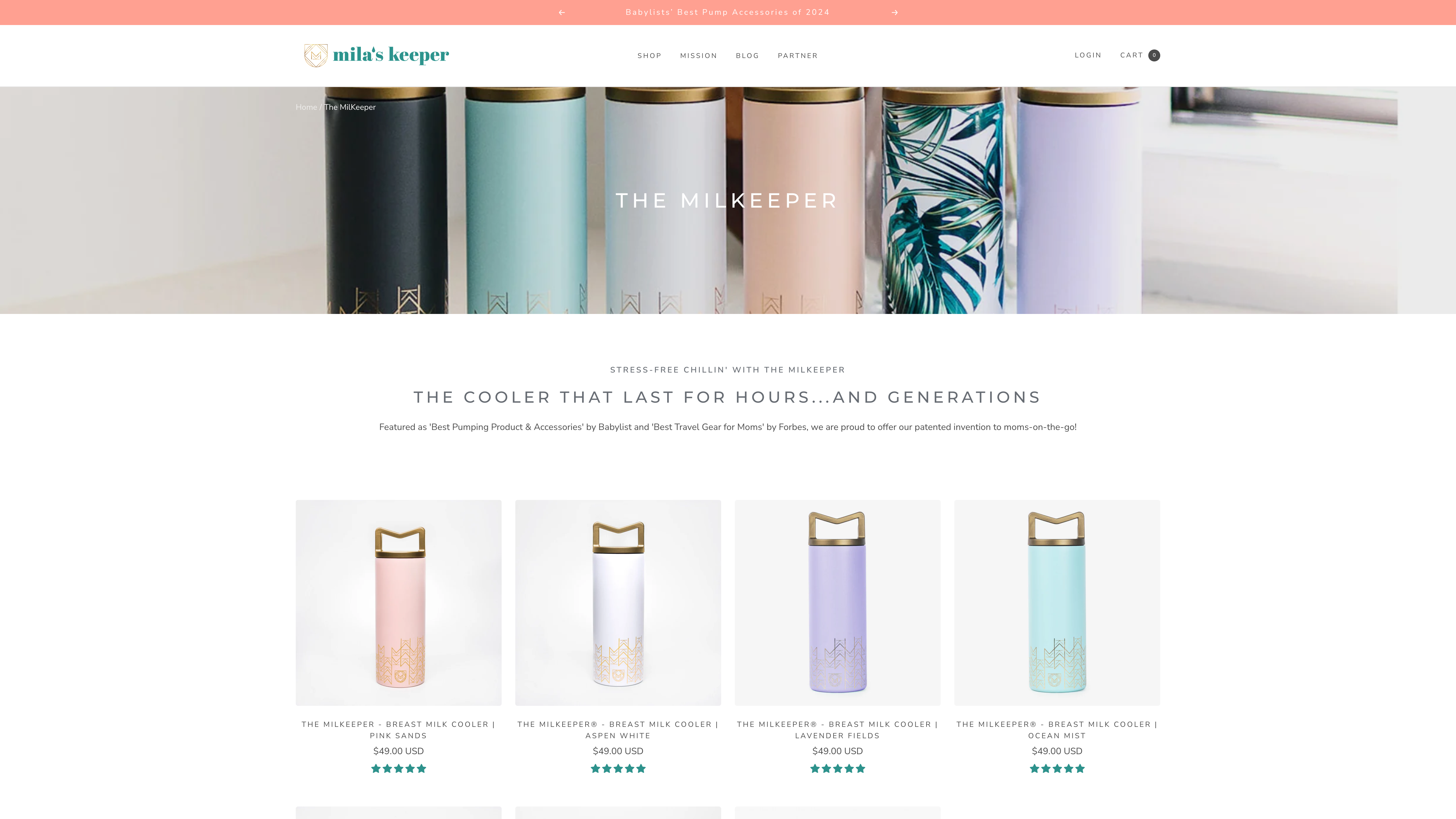 MilasKeeper.com: Product Page Revamp & Troubleshooting Success screenshot 3