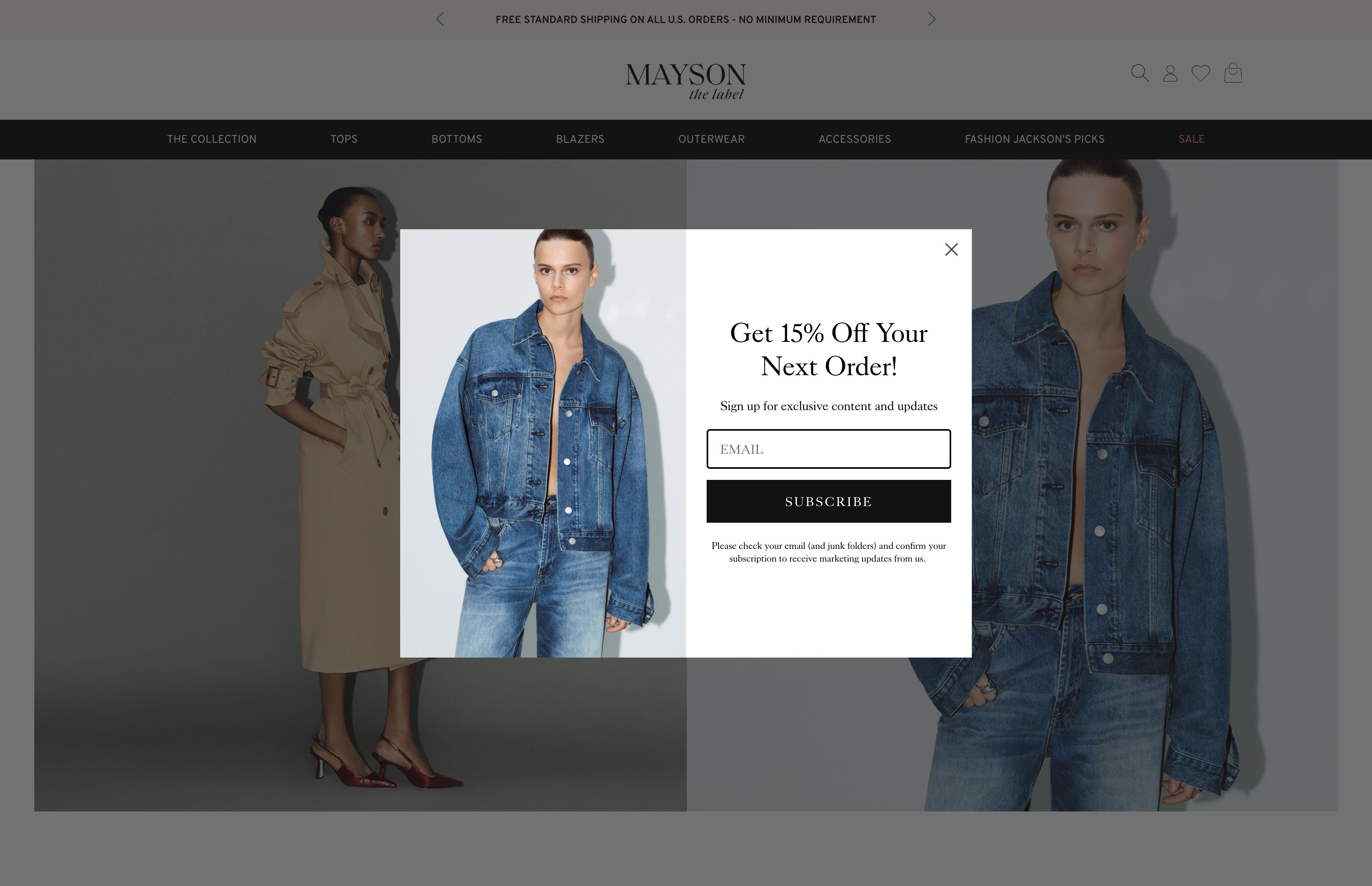 Mayson the label screenshot