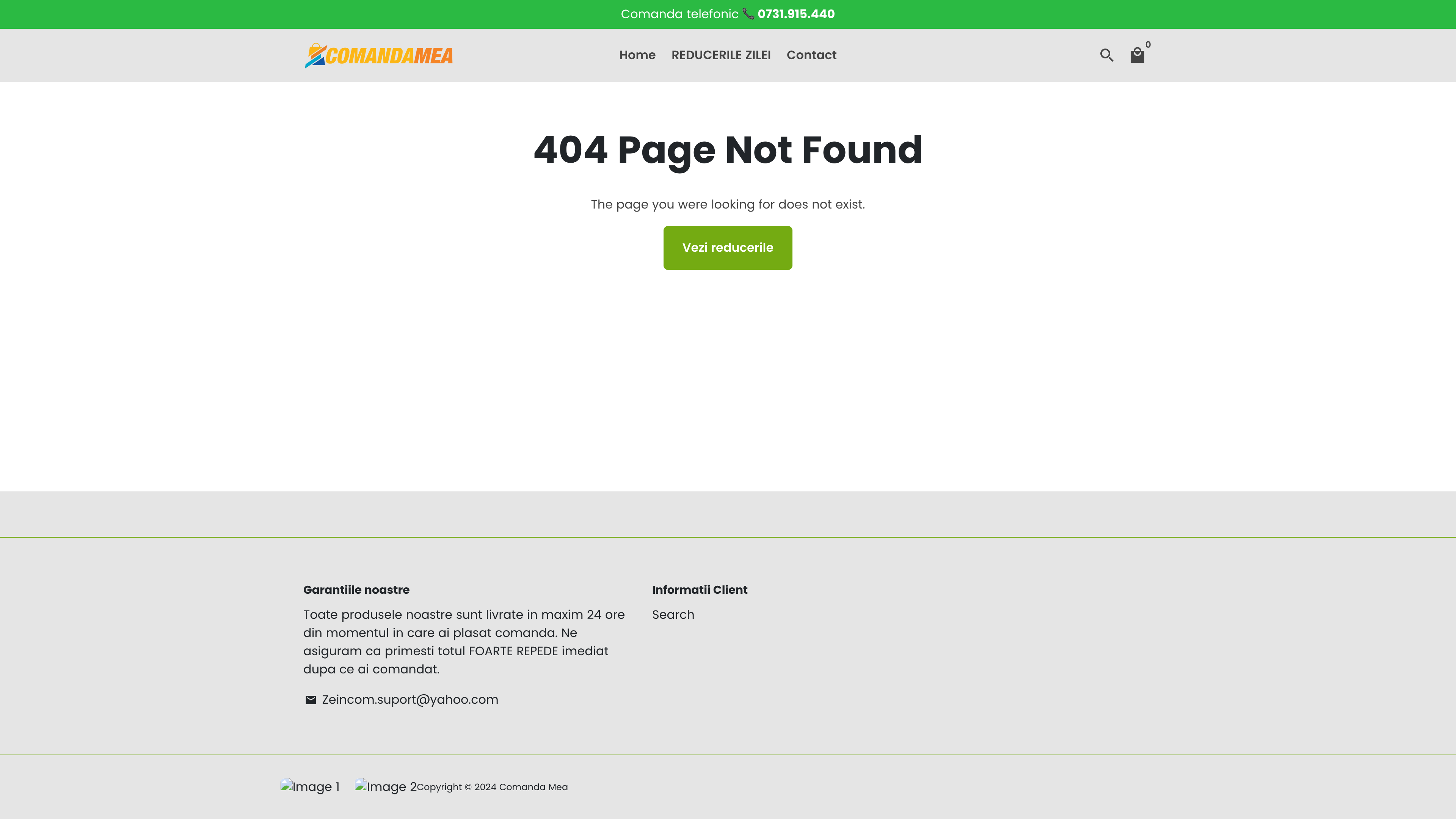 Comandamea.ro: COD Ecommerce Website Development in Romania