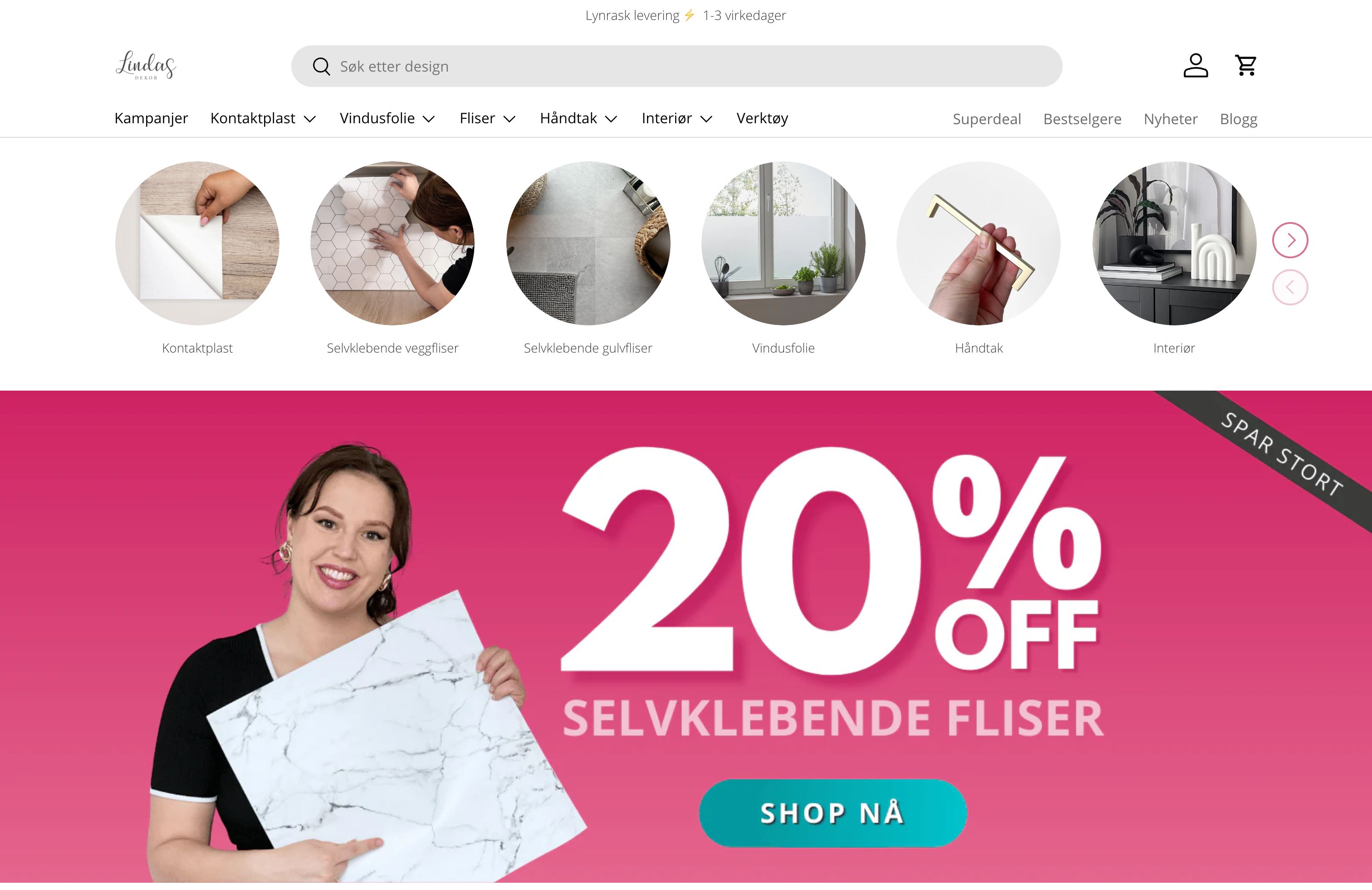 Lindas Dekor screenshot 5