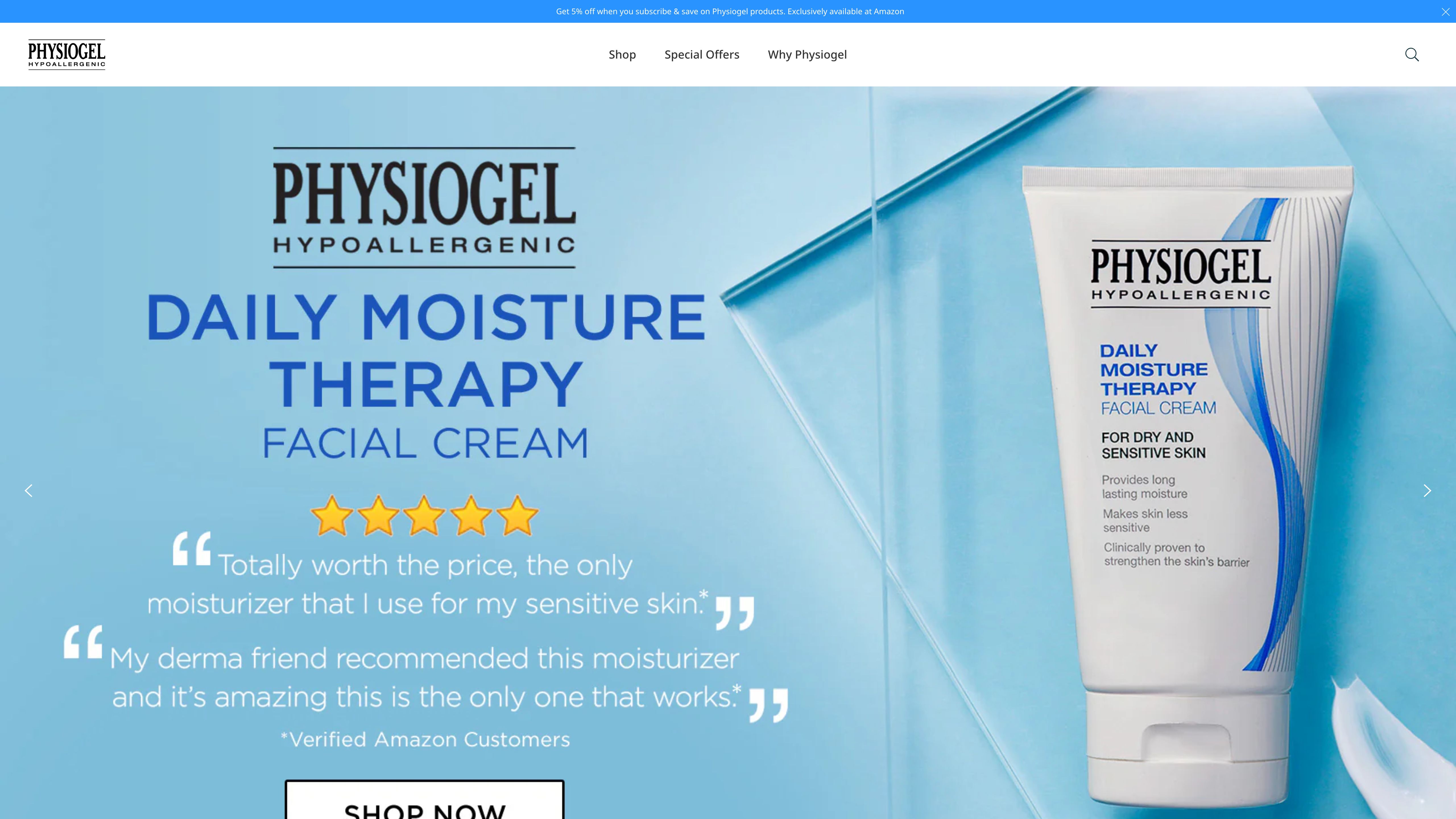 Physiogel: Leading Moisturizing Cream Brand with Sophisticated Design