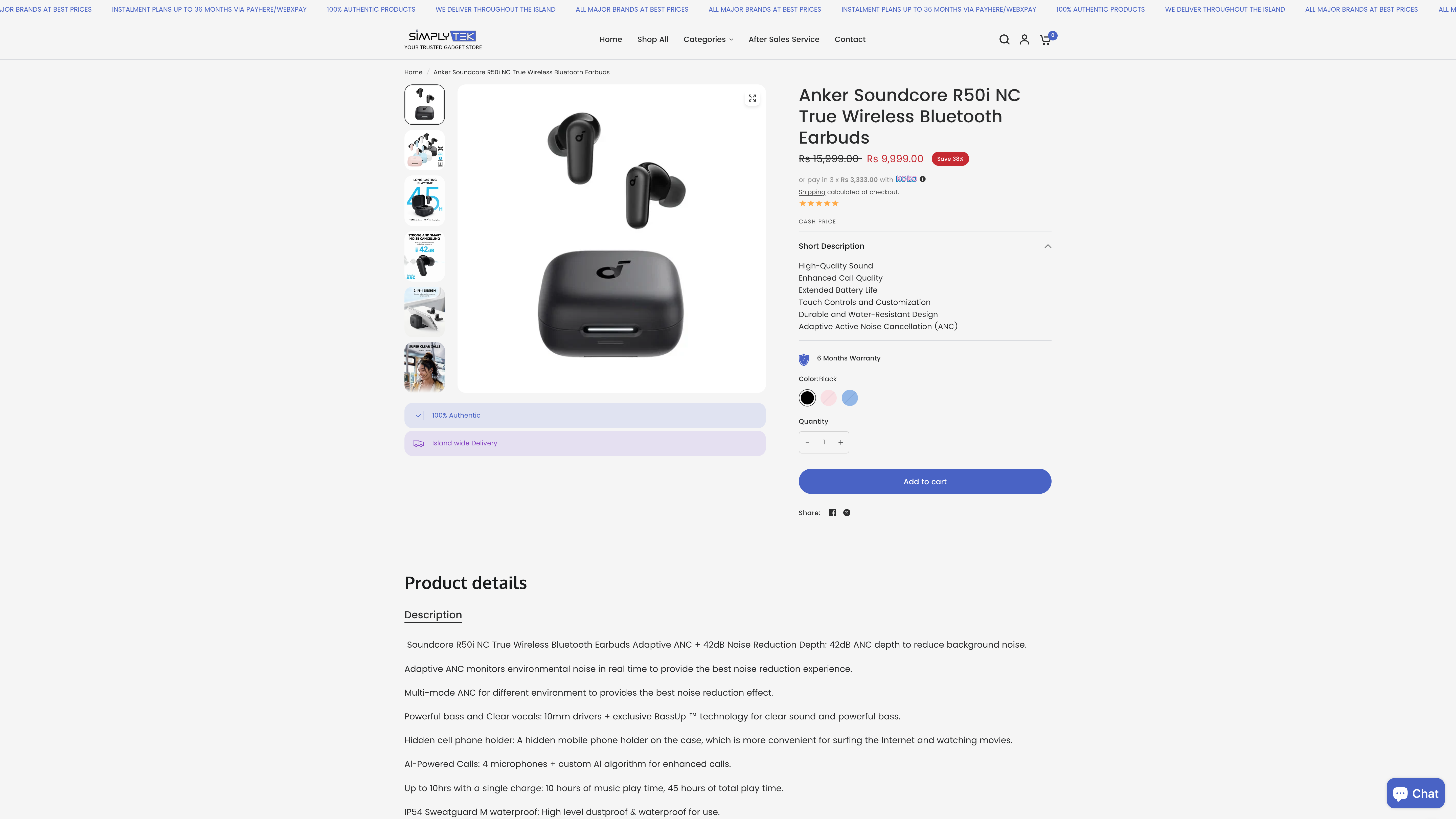 SimplyTek | Electronics and Gadgets Online Store screenshot 5