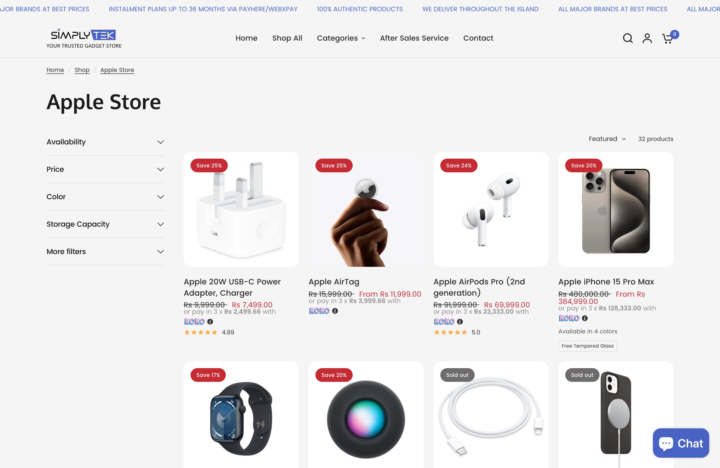 SimplyTek | Electronics and Gadgets Online Store screenshot 2