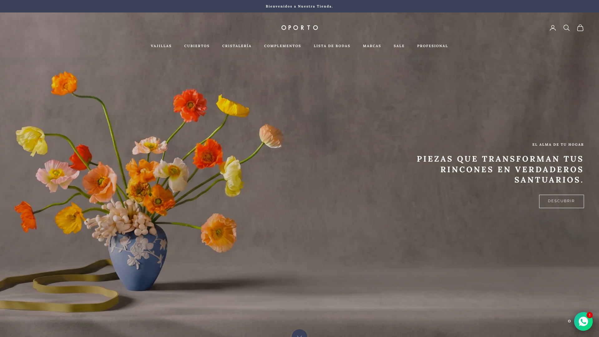 Oporto Mesa y Cocina (B2B y funciones extendidas)