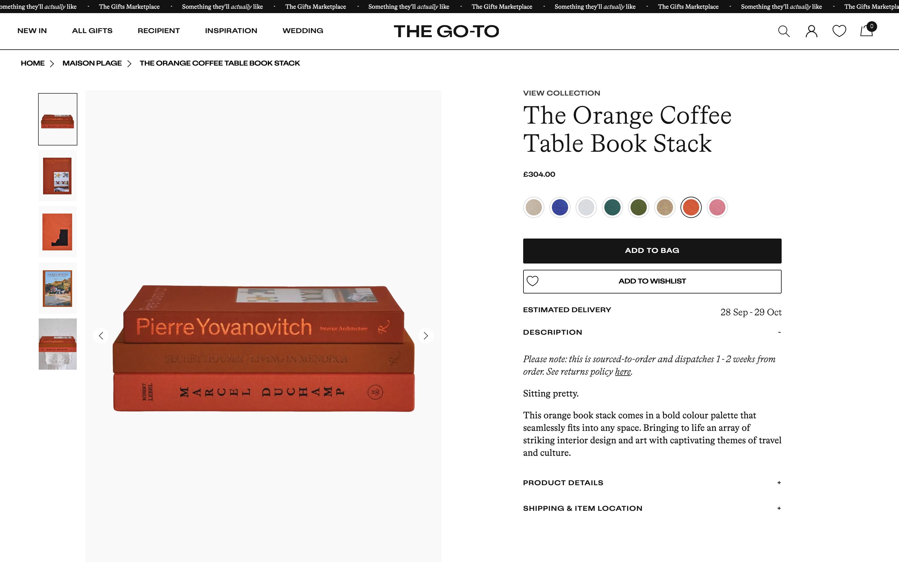 The Go To - Luxurious Online Marketplace with Personalized Gift Option screenshot