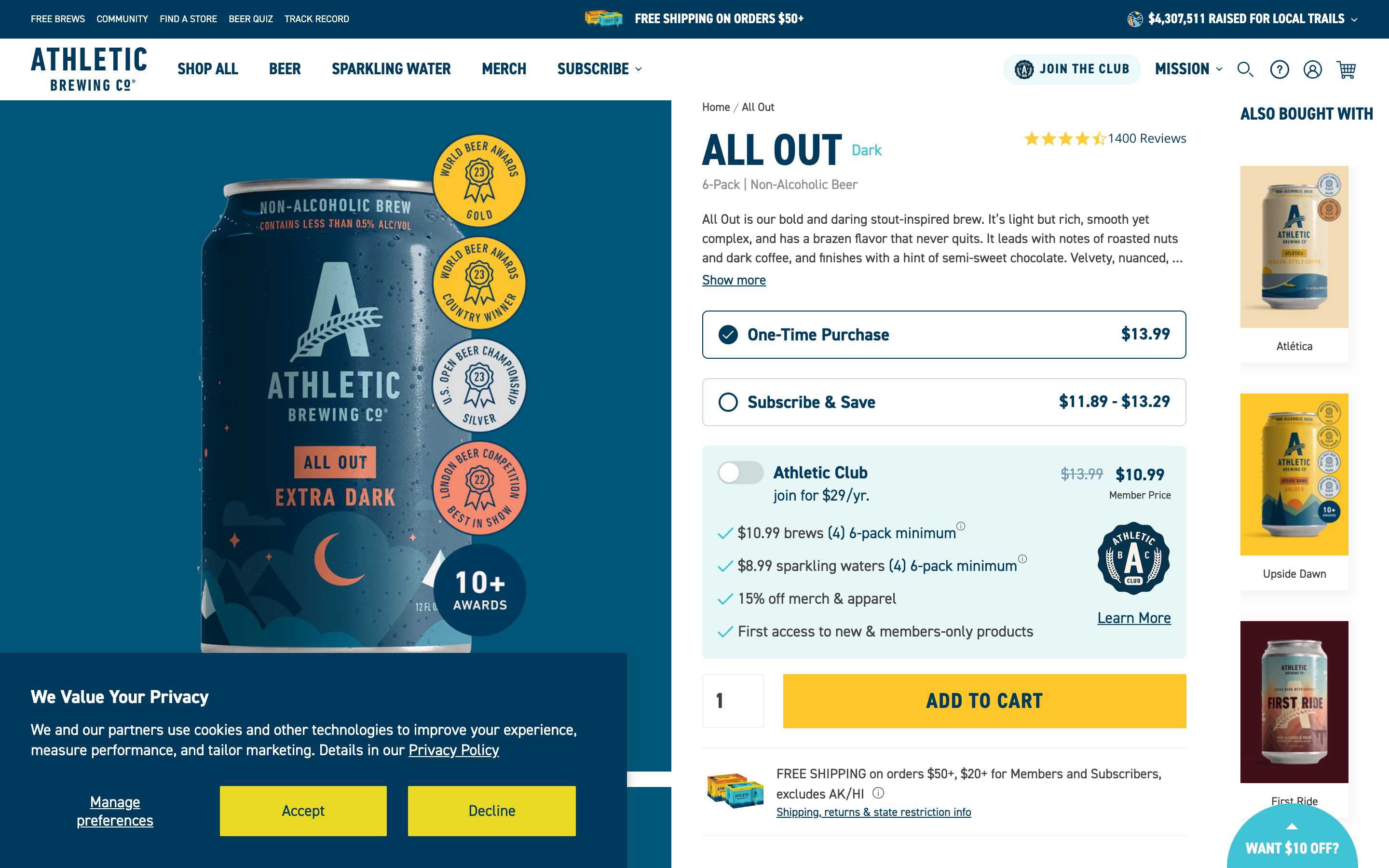 Athletic Brewing Company screenshot 4