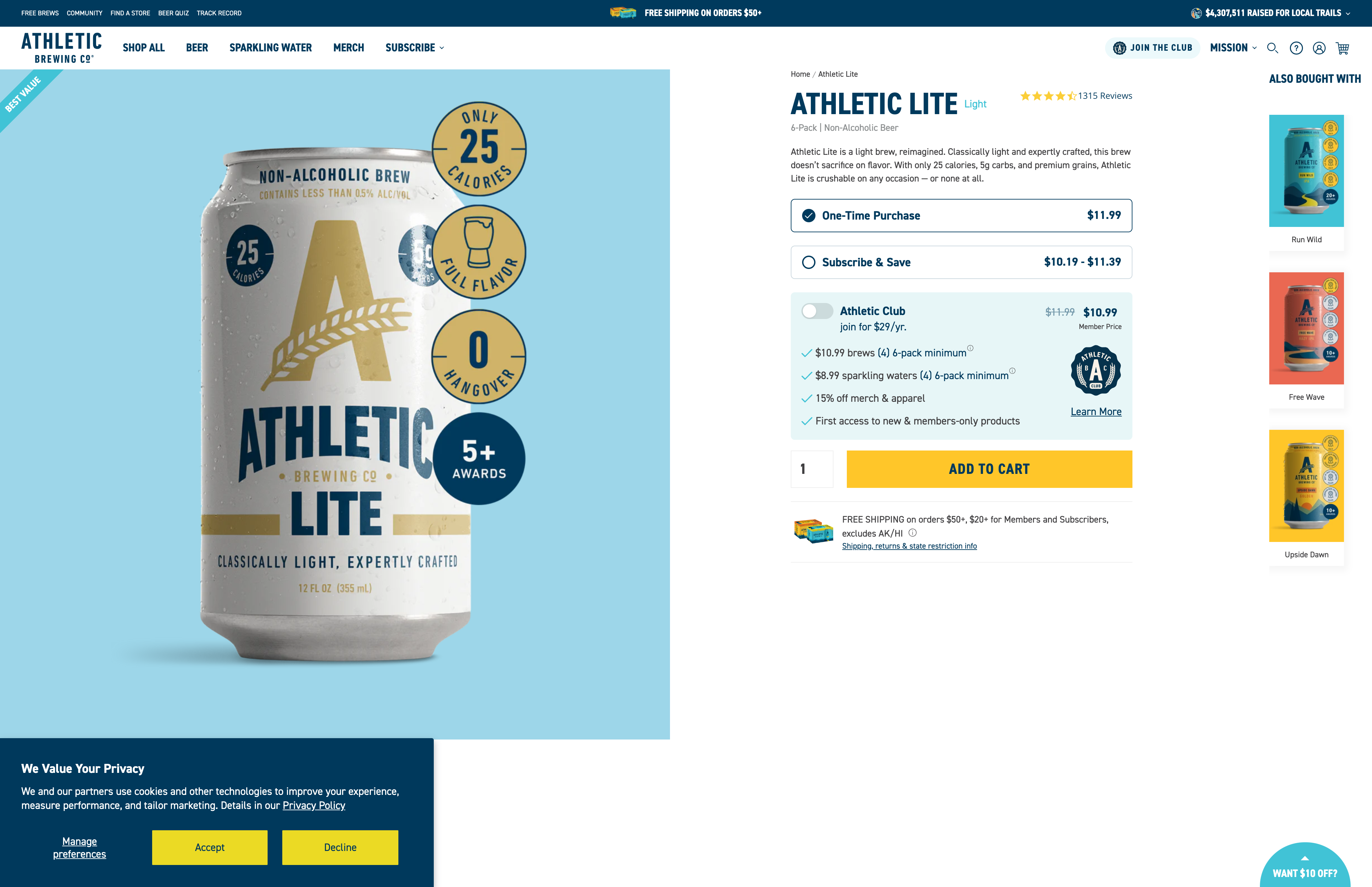 Athletic Brewing Company screenshot 5