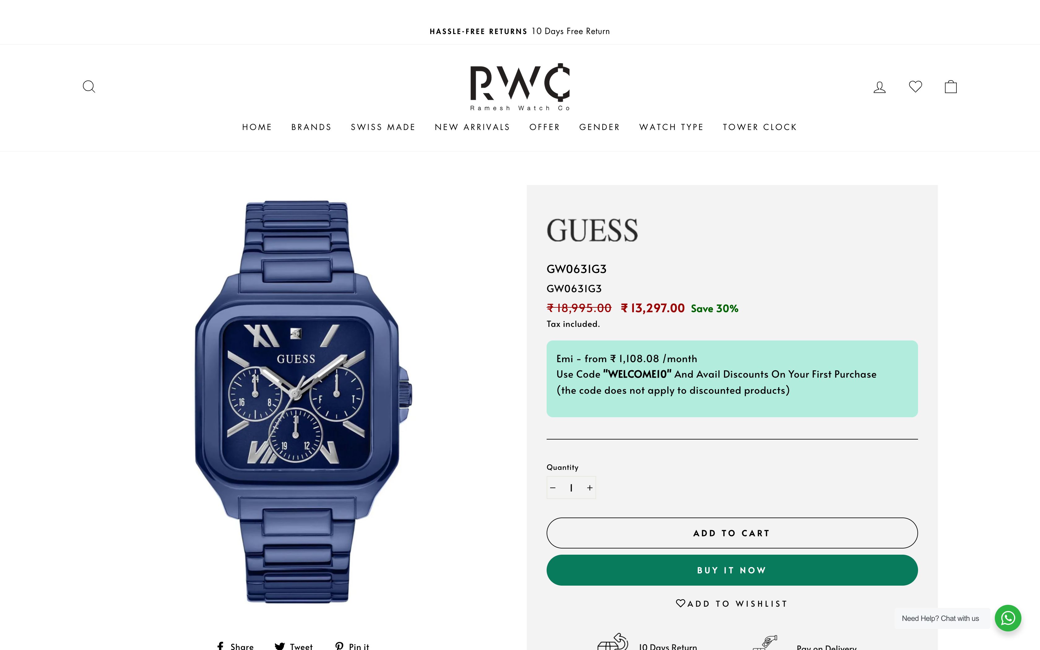Ramesh Watch Co screenshot 2