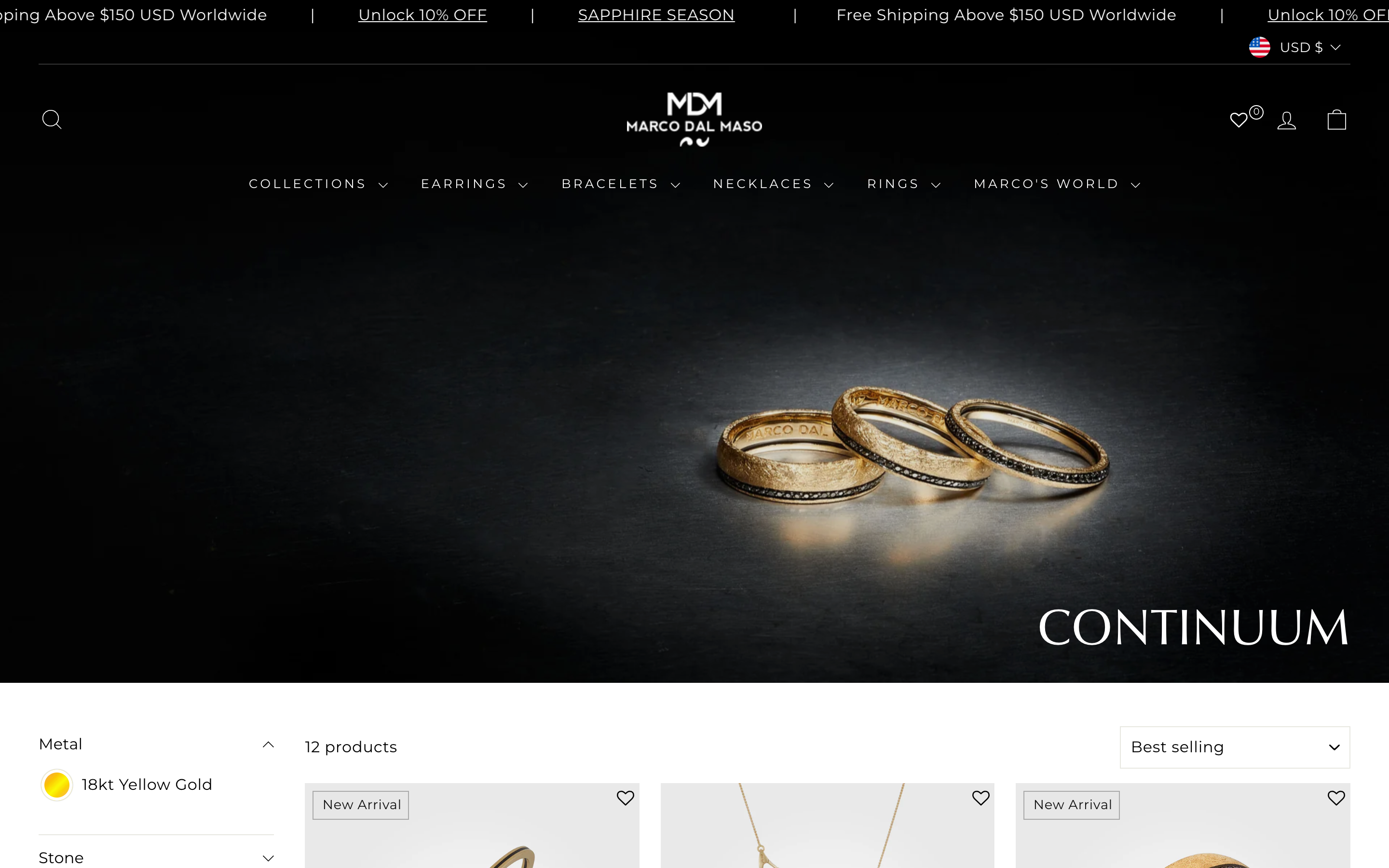 Jewellery Website screenshot 3