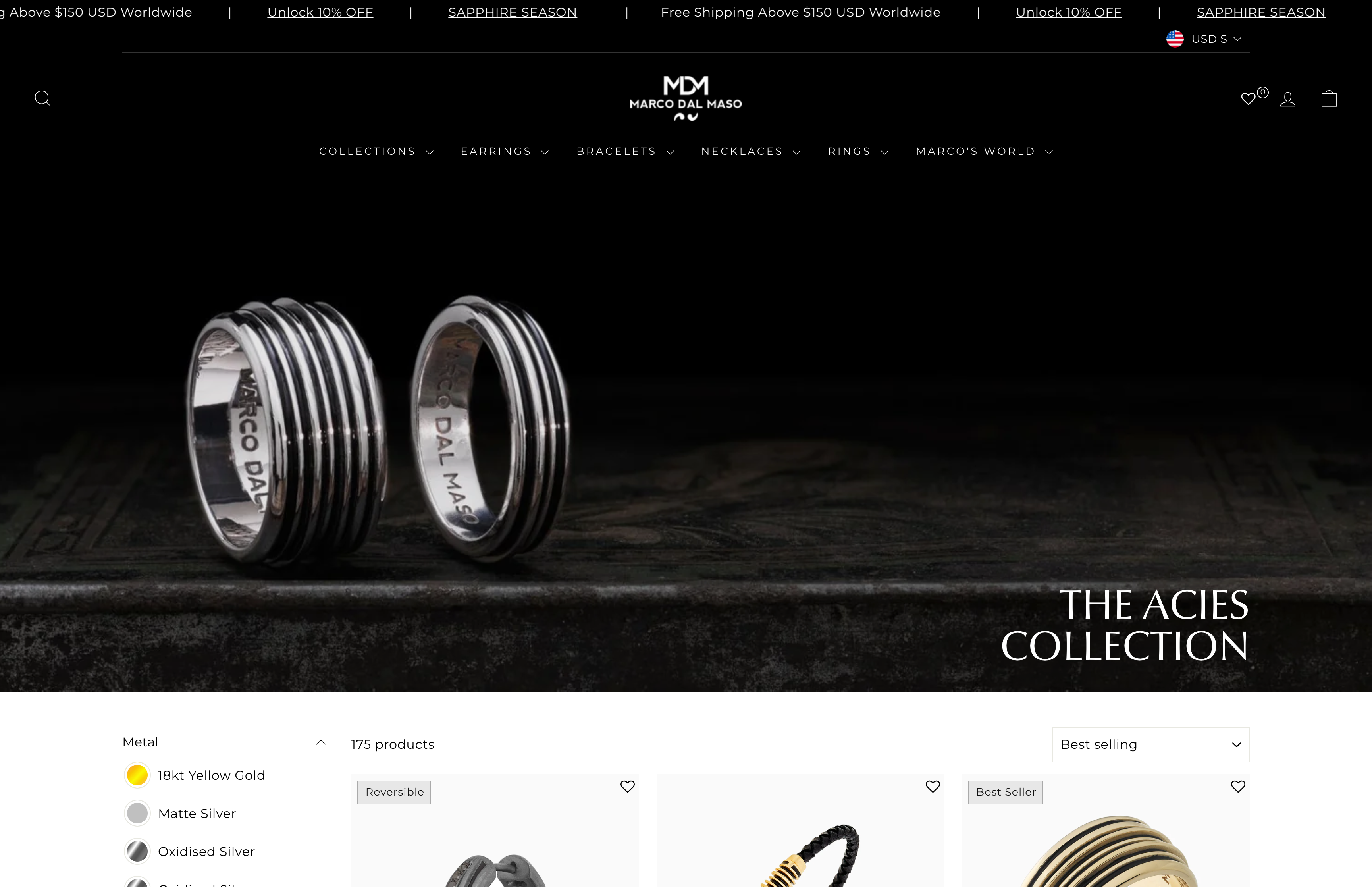 Jewellery Website screenshot 2