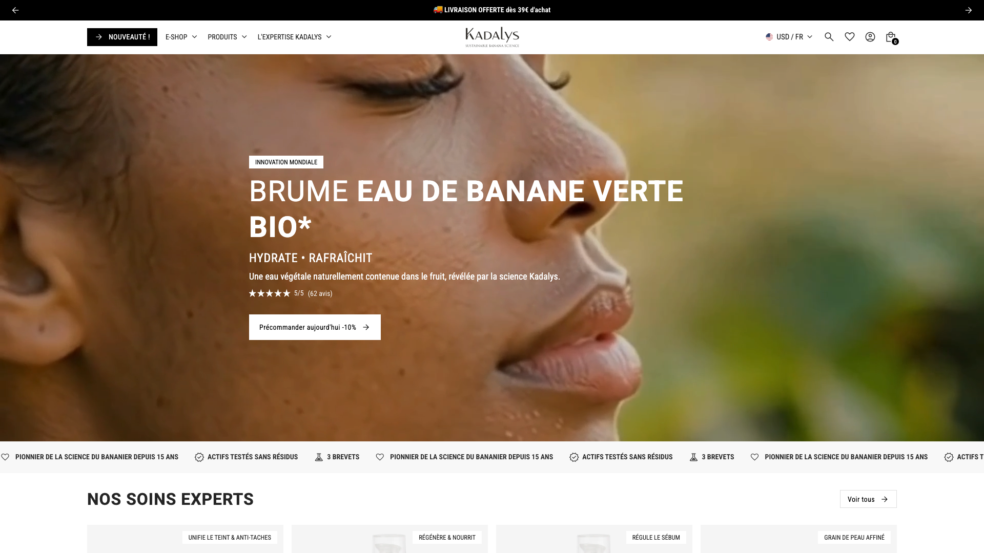 Refonte de site Shopify