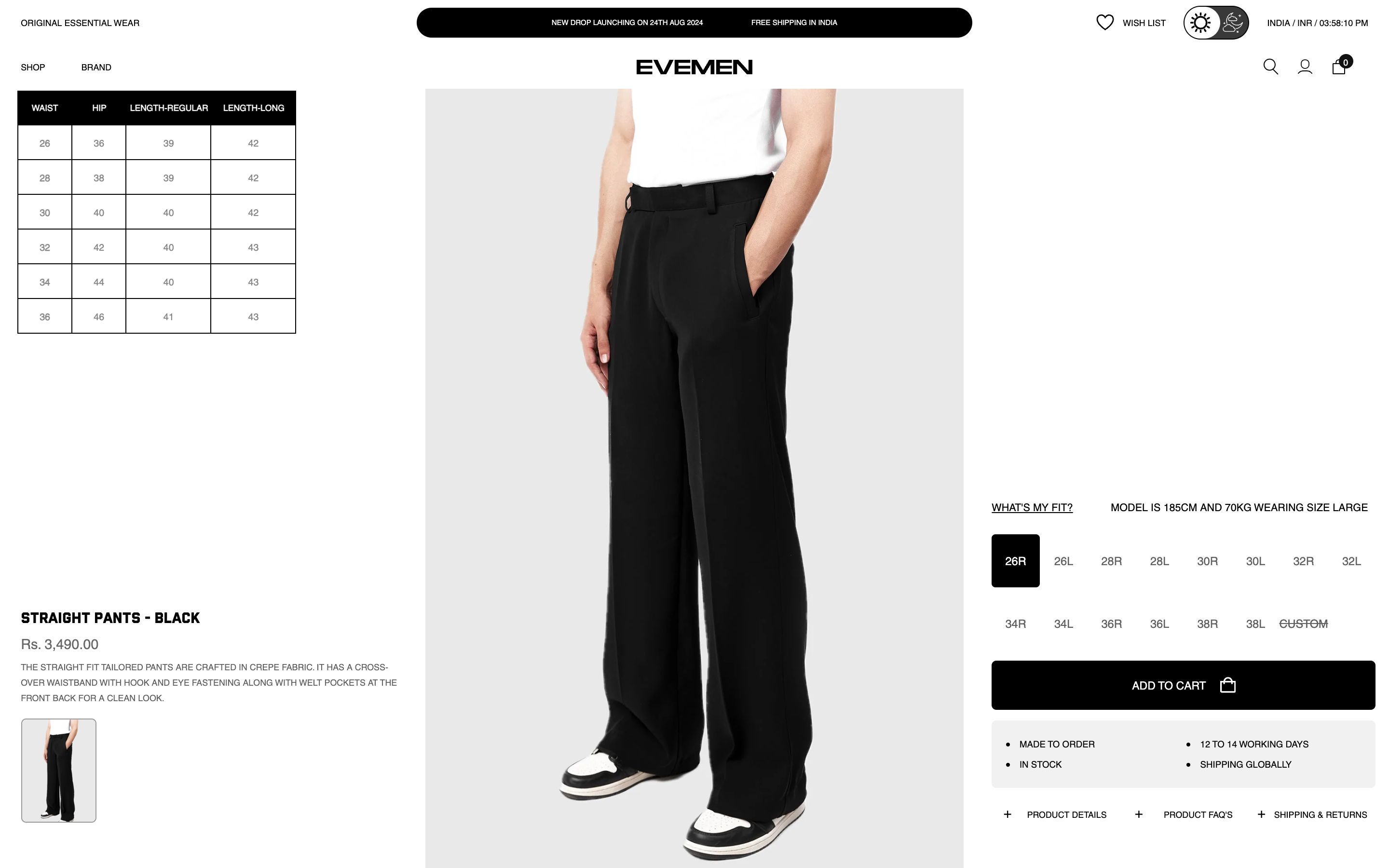 EVEMEN - CLASS CLOTHING BRAND screenshot 2