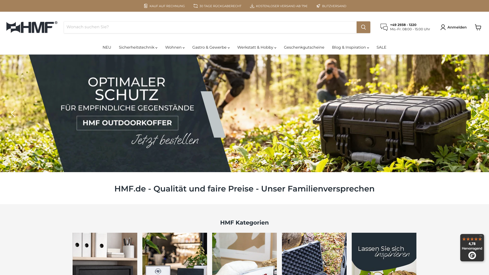 HMF – Shopify Relaunch & Performance-Optimierung nach Agenturwechsel