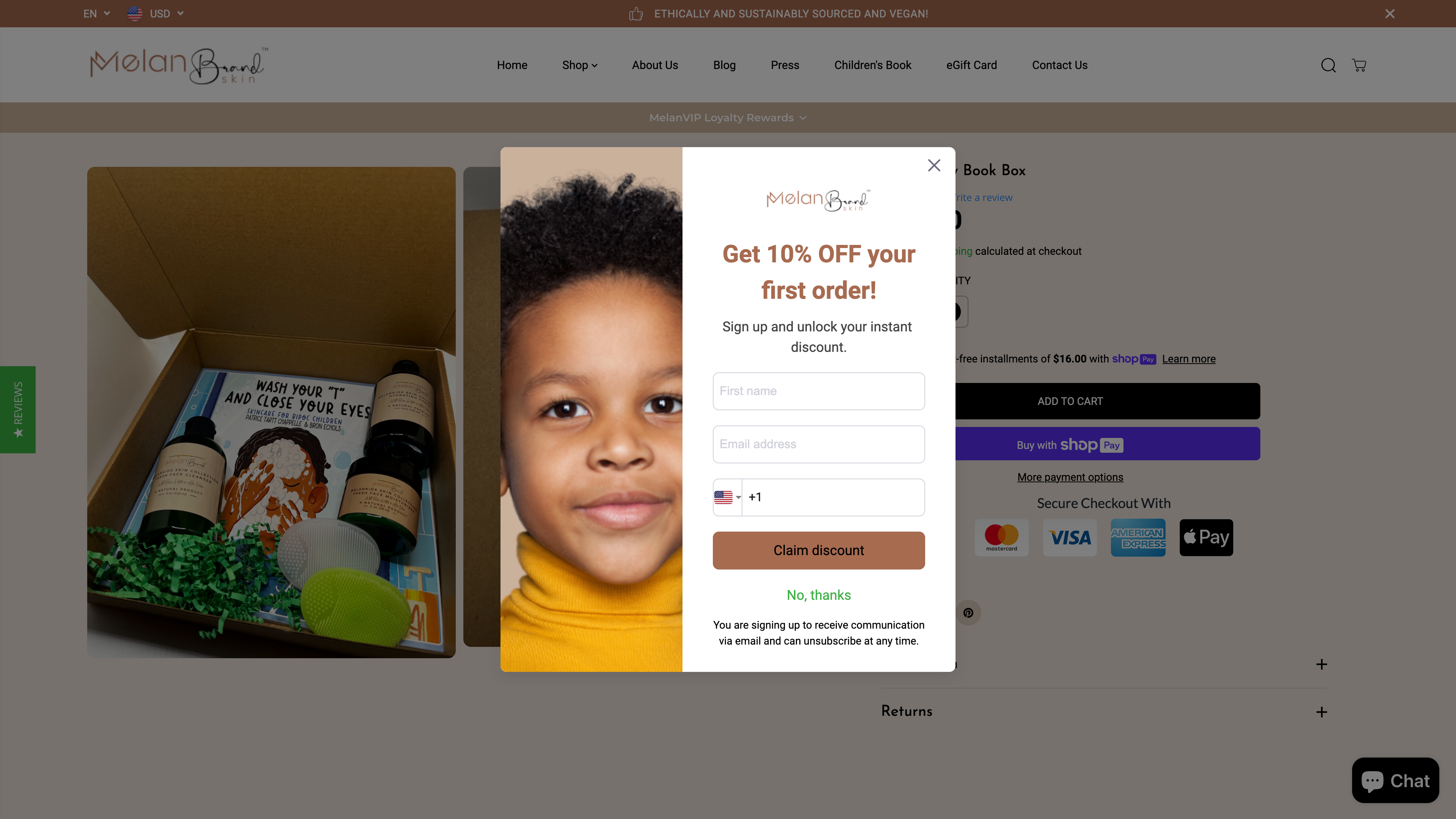 MelanBrand Skin, LLC screenshot 2