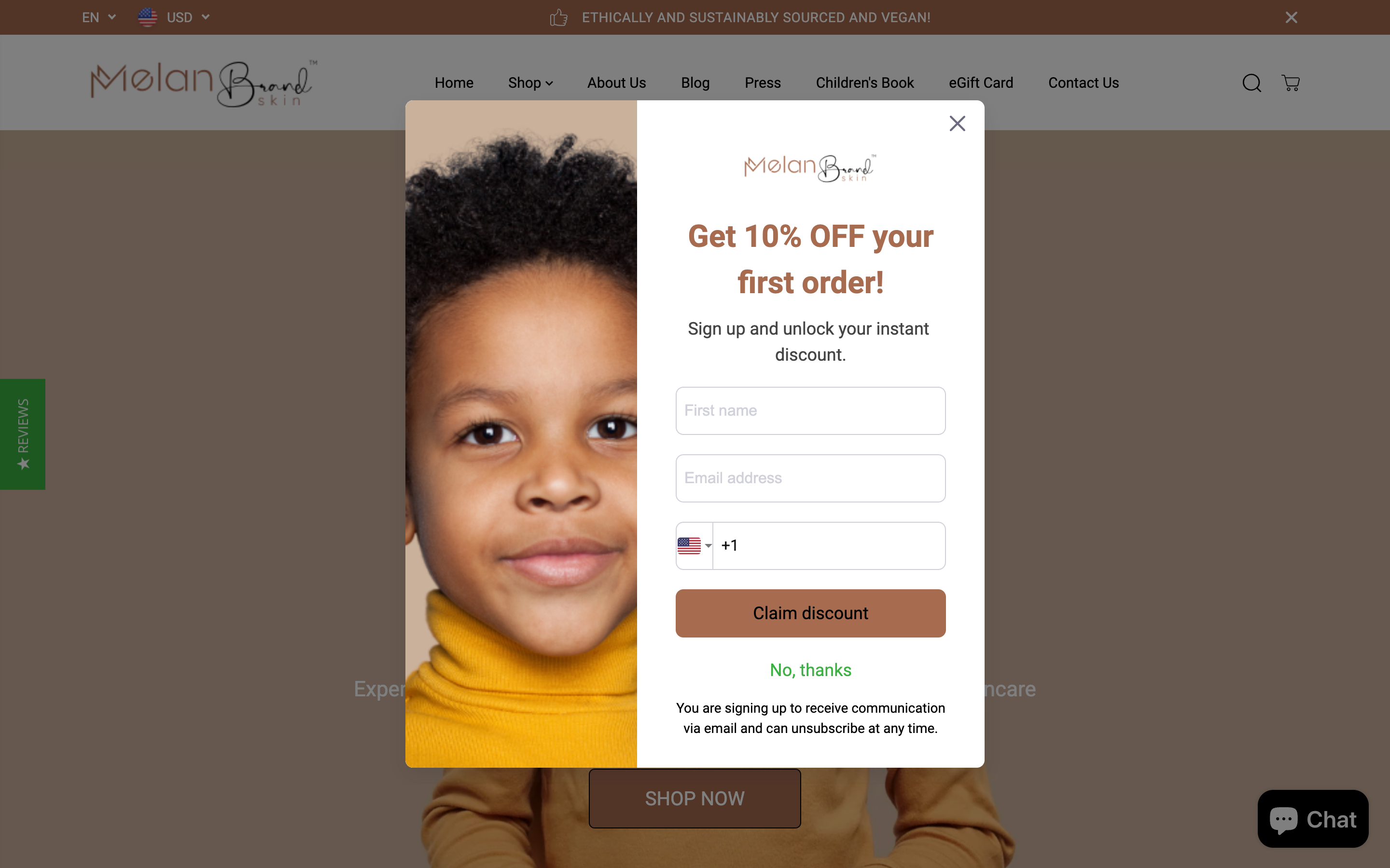 MelanBrand Skin, LLC: Committed to 100% Organic and Allergen-Free Skin Care