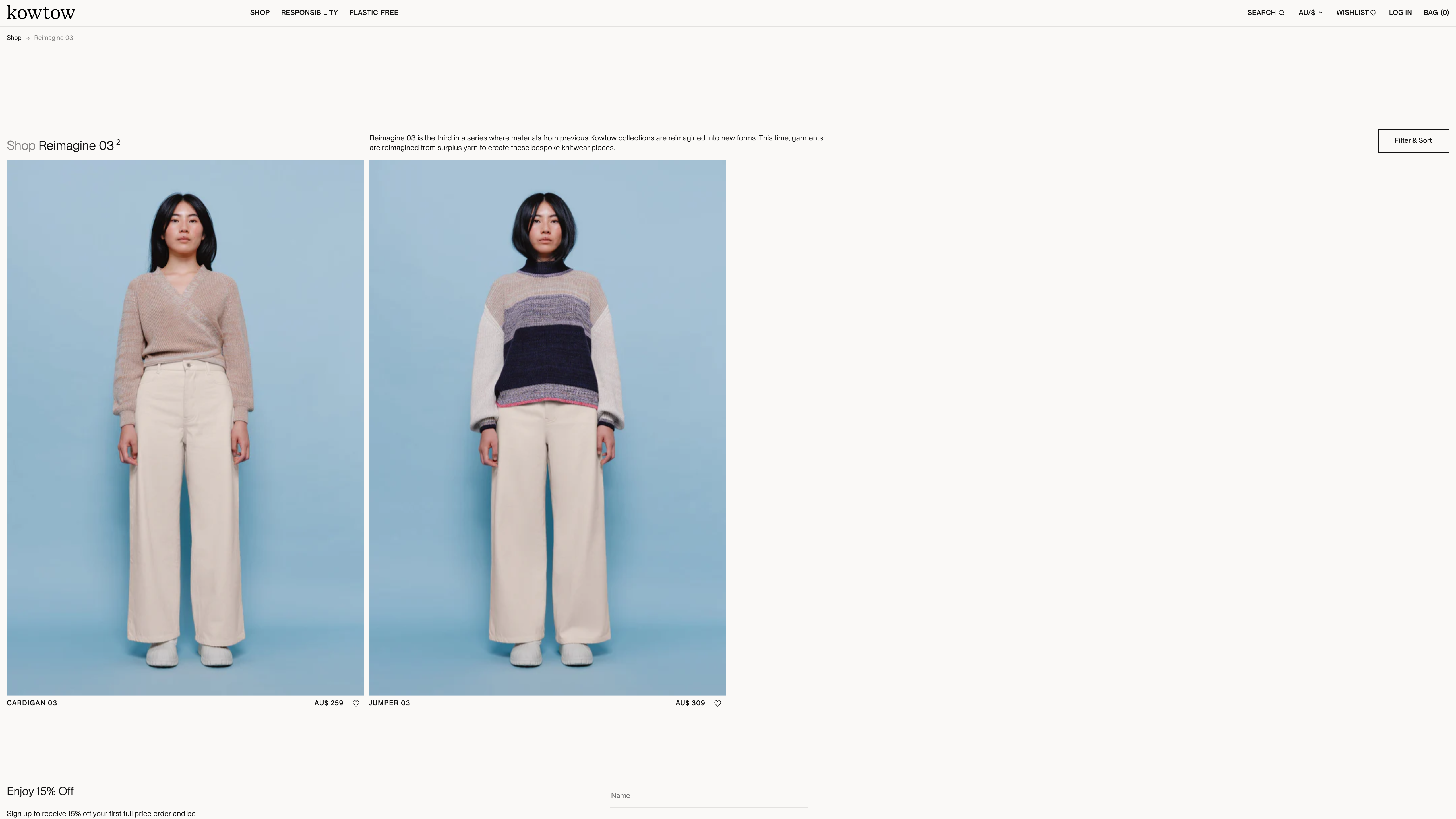 Kowtow - Retail, Fashion - DTC screenshot 3