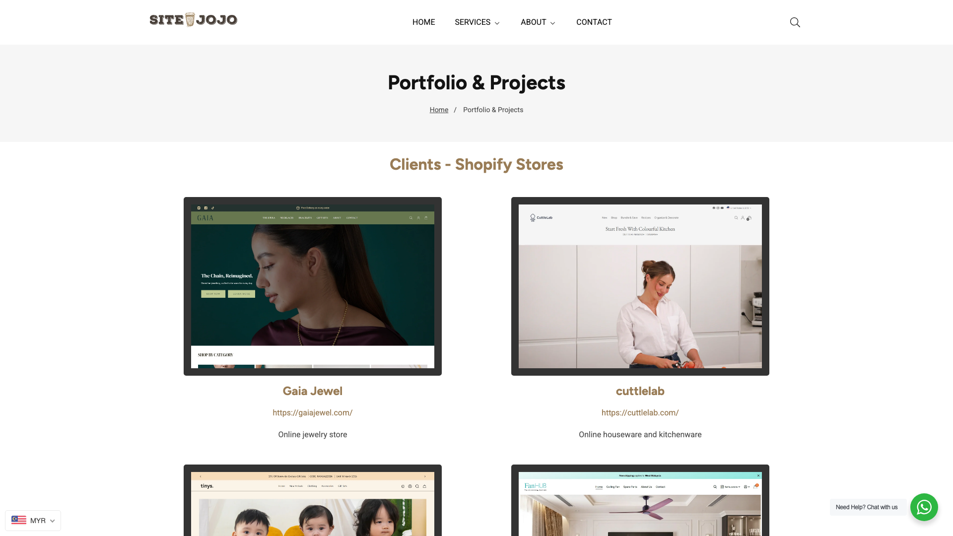 Portfolio & Projects screenshot