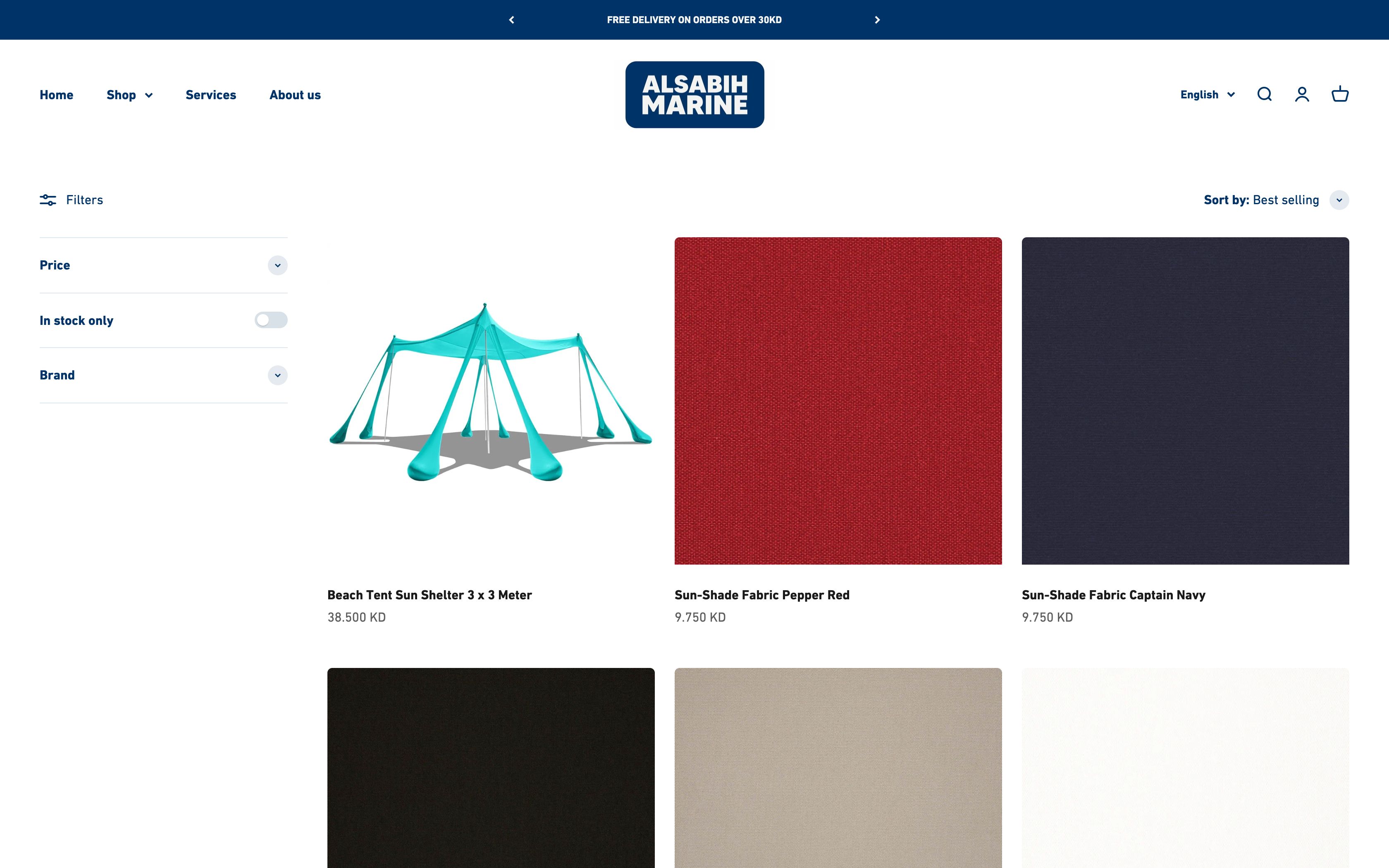 Al Sabih Marine: Shopify Transformation screenshot 3