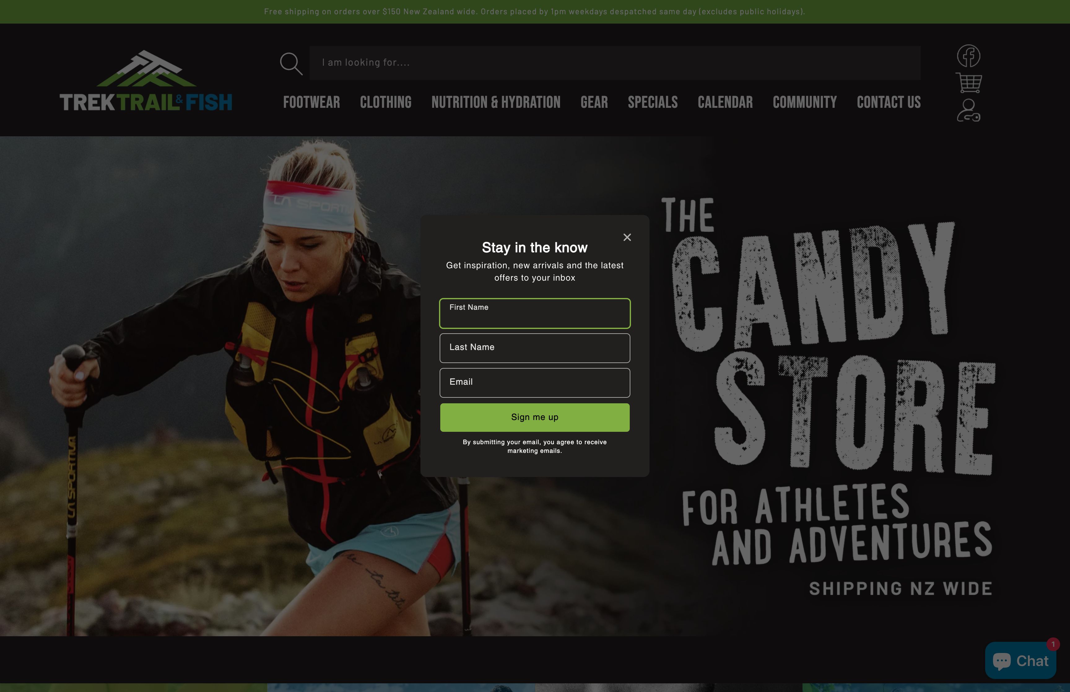 Trek Trail & Fish screenshot